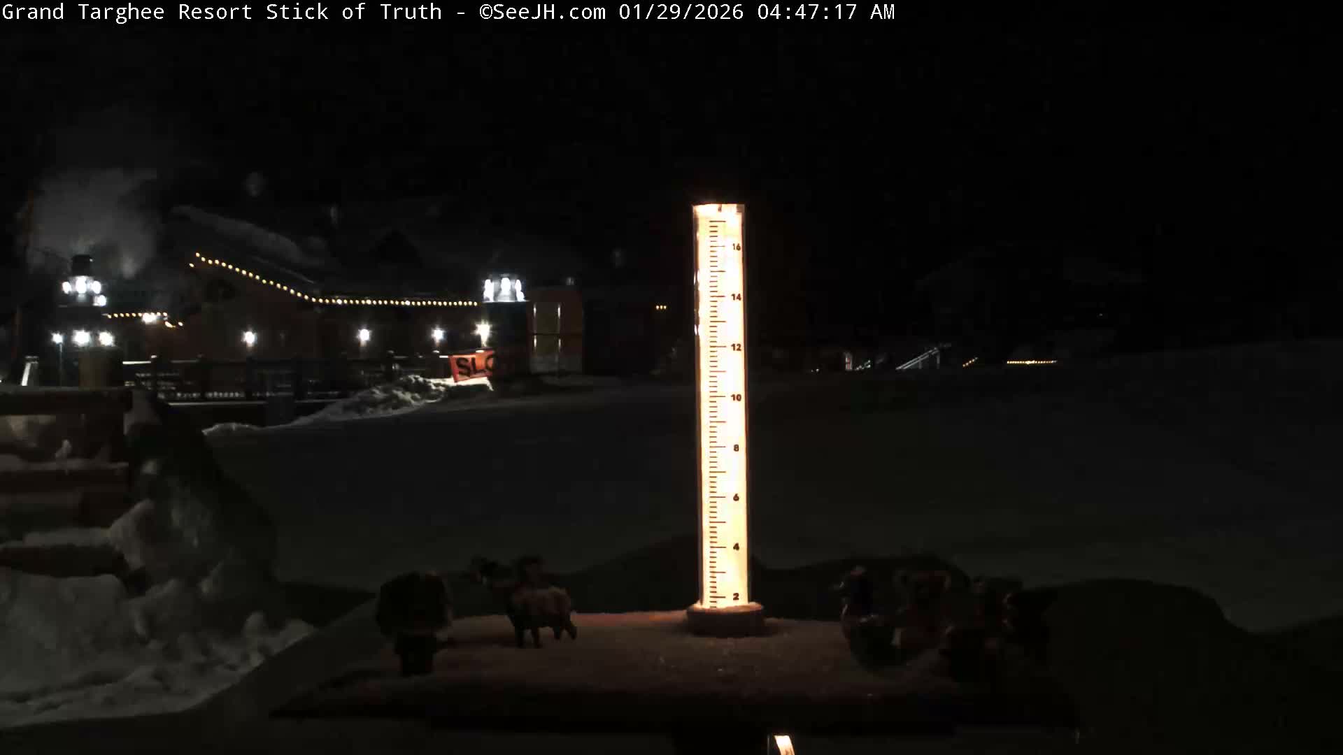 Teton, Grand Targhee Ski Resort Stick of Truth Live Cam - Alta, Teton, Wyoming, USA