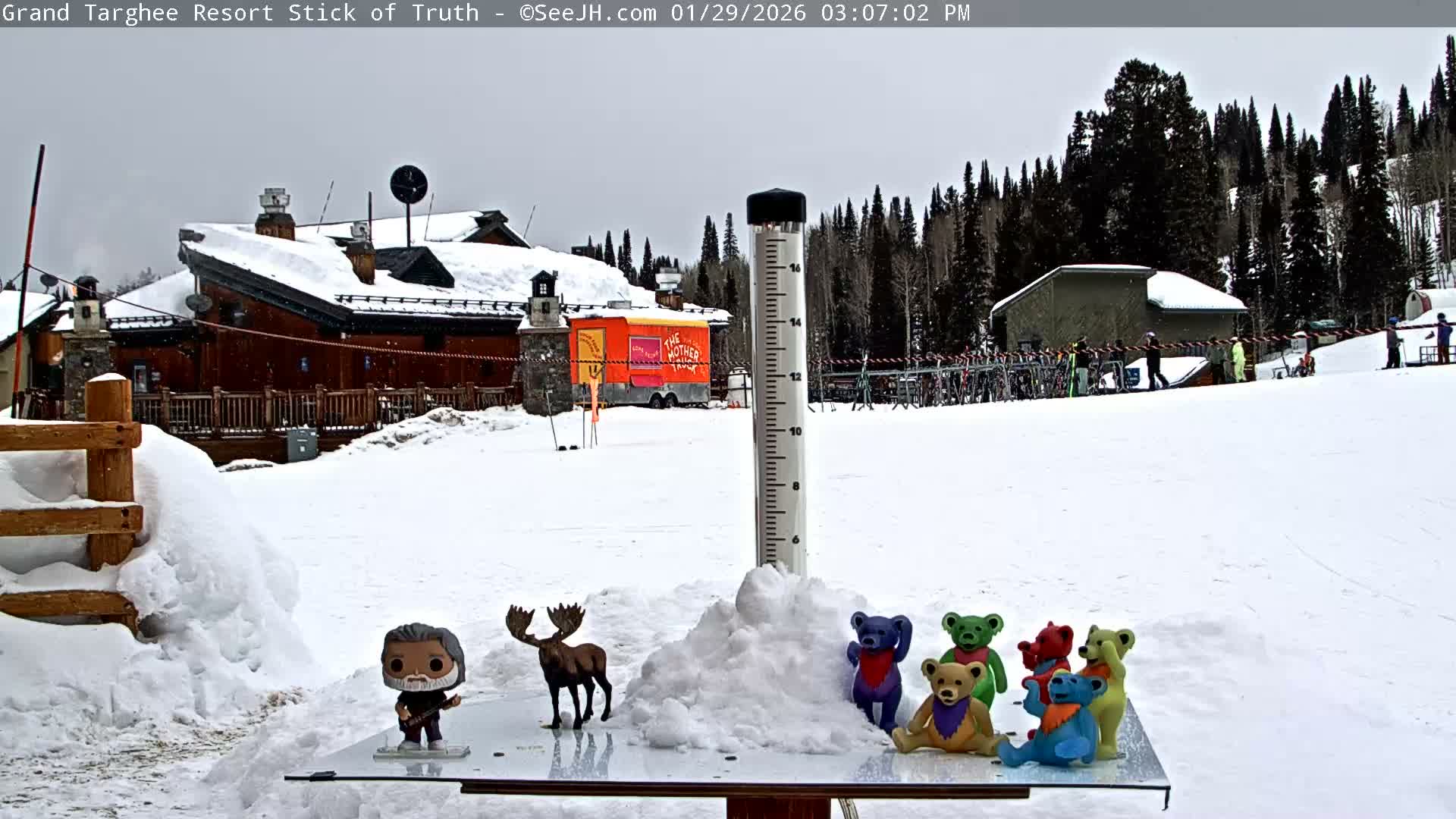 Teton, Grand Targhee Ski Resort Stick of Truth Live Cam - Alta, Teton, Wyoming, USA
