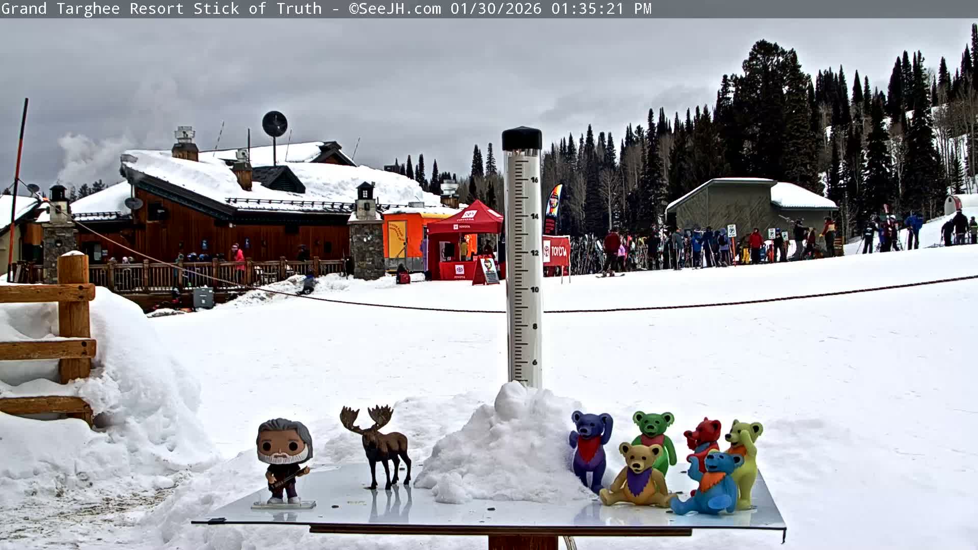 Teton, Grand Targhee Ski Resort Stick of Truth Live Cam - Alta, Teton, Wyoming, USA
