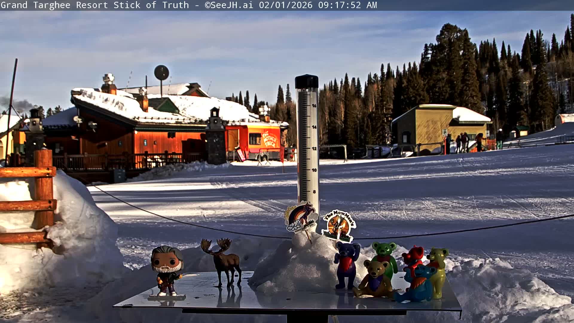 Teton, Grand Targhee Ski Resort Stick of Truth Live Cam - Alta, Teton, Wyoming, USA