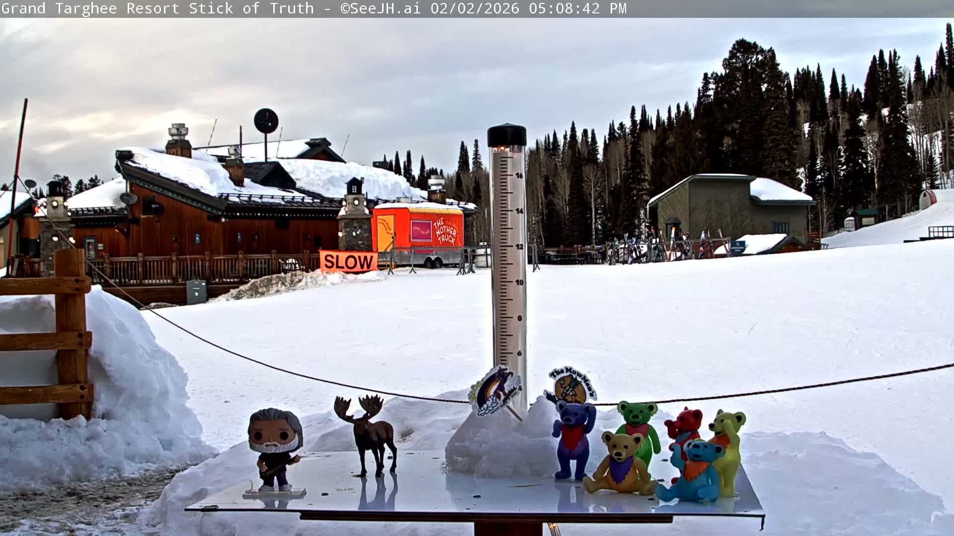 Teton, Grand Targhee Ski Resort Stick of Truth Live Cam - Alta, Teton, Wyoming, USA