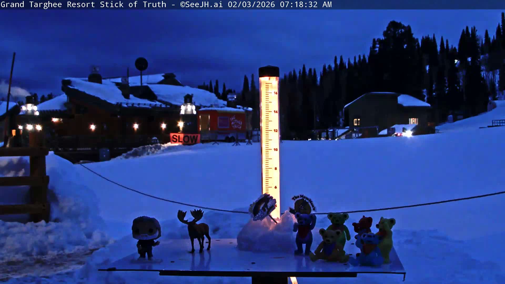Teton, Grand Targhee Ski Resort Stick of Truth Live Cam - Alta, Teton, Wyoming, USA