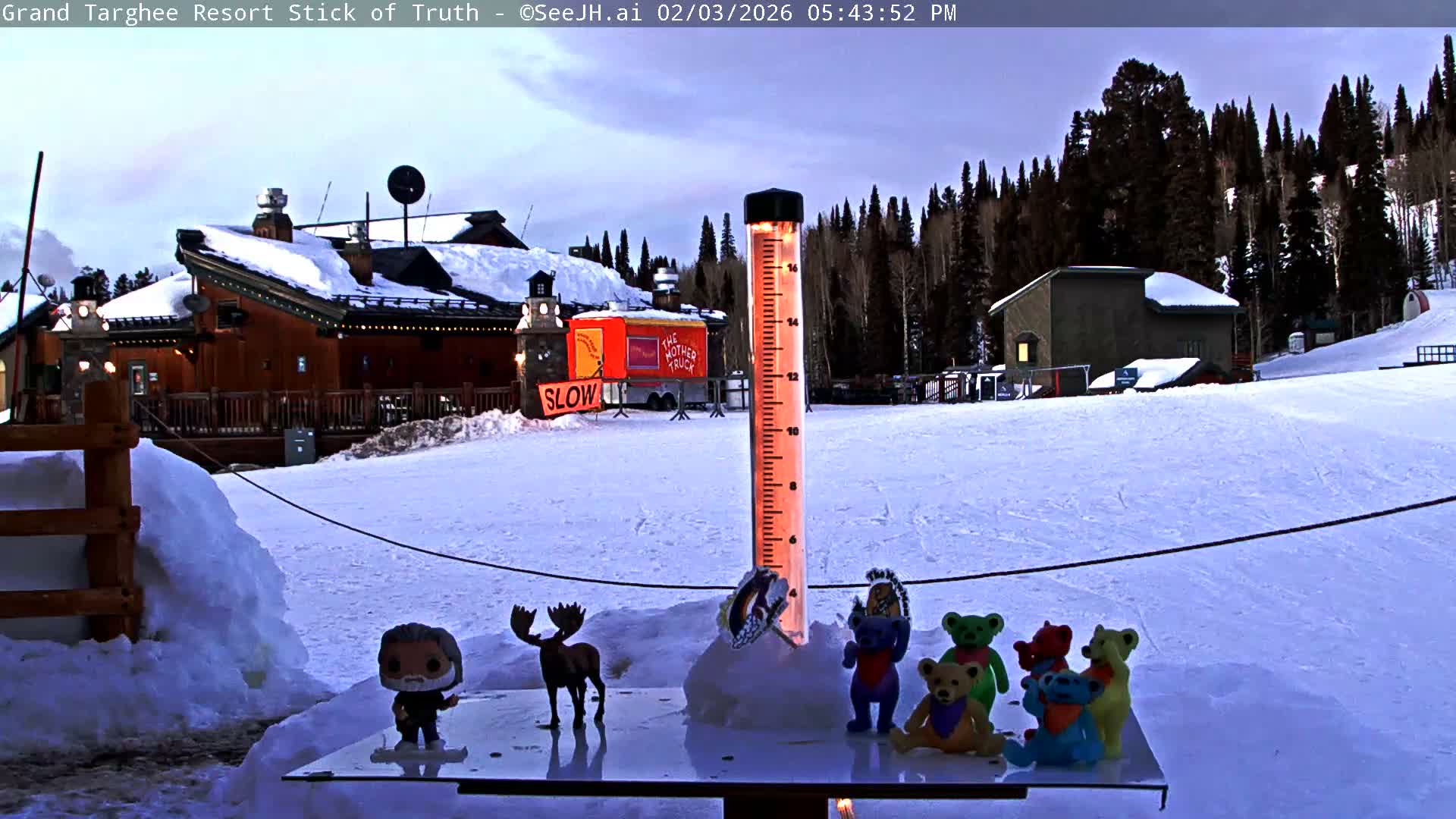 Teton, Grand Targhee Ski Resort Stick of Truth Live Cam - Alta, Teton, Wyoming, USA