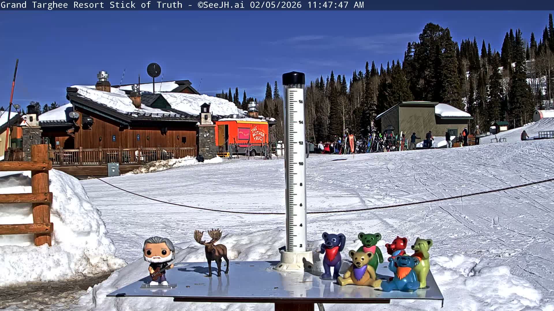 Teton, Grand Targhee Ski Resort Stick of Truth Live Cam - Alta, Teton, Wyoming, USA