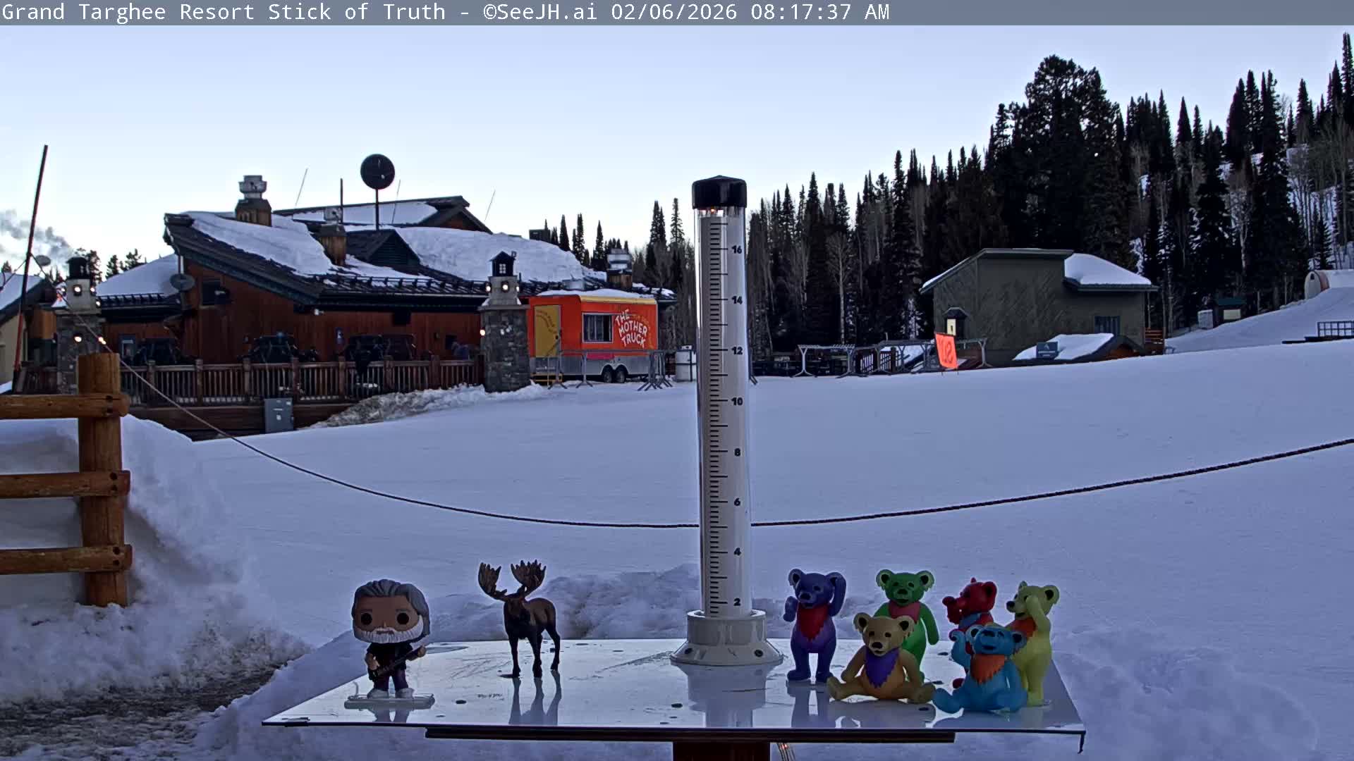 Teton, Grand Targhee Ski Resort Stick of Truth Live Cam - Alta, Teton, Wyoming, USA