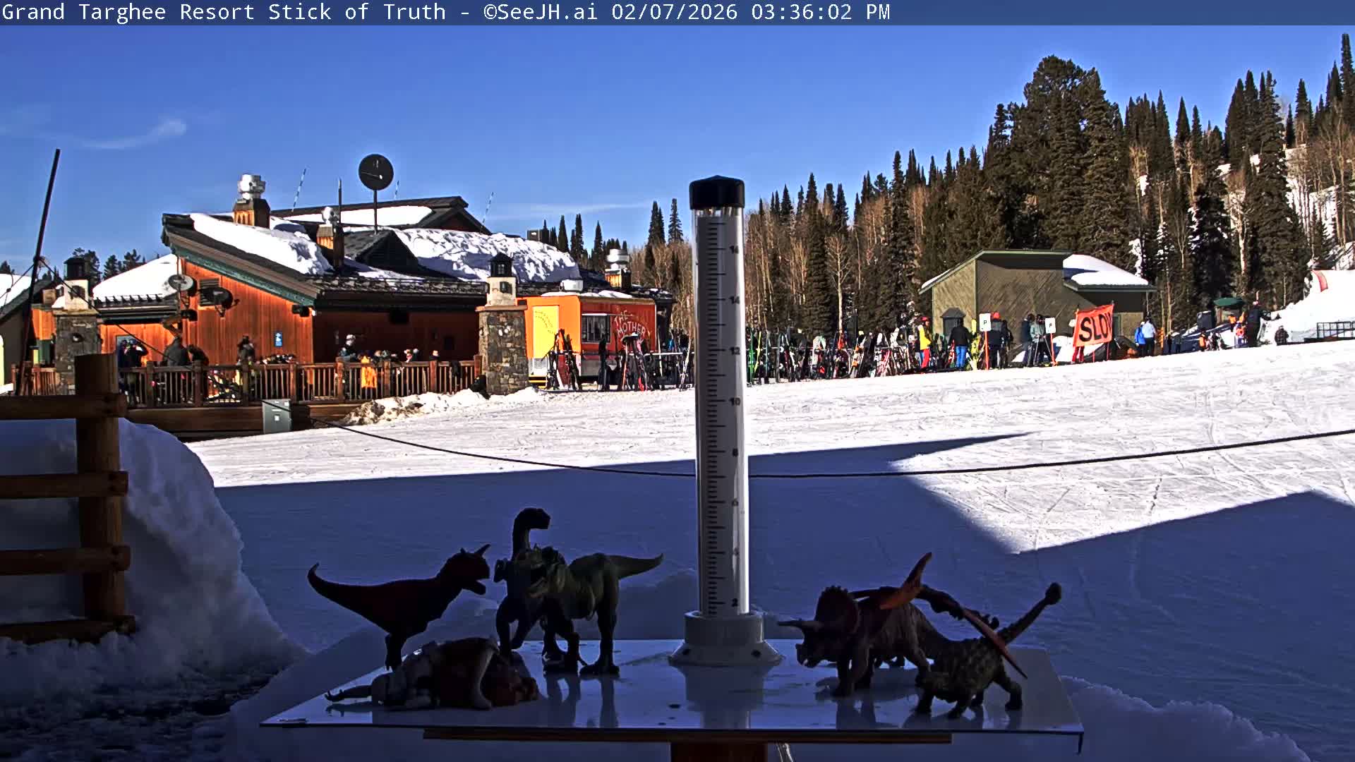 Teton, Grand Targhee Ski Resort Stick of Truth Live Cam - Alta, Teton, Wyoming, USA