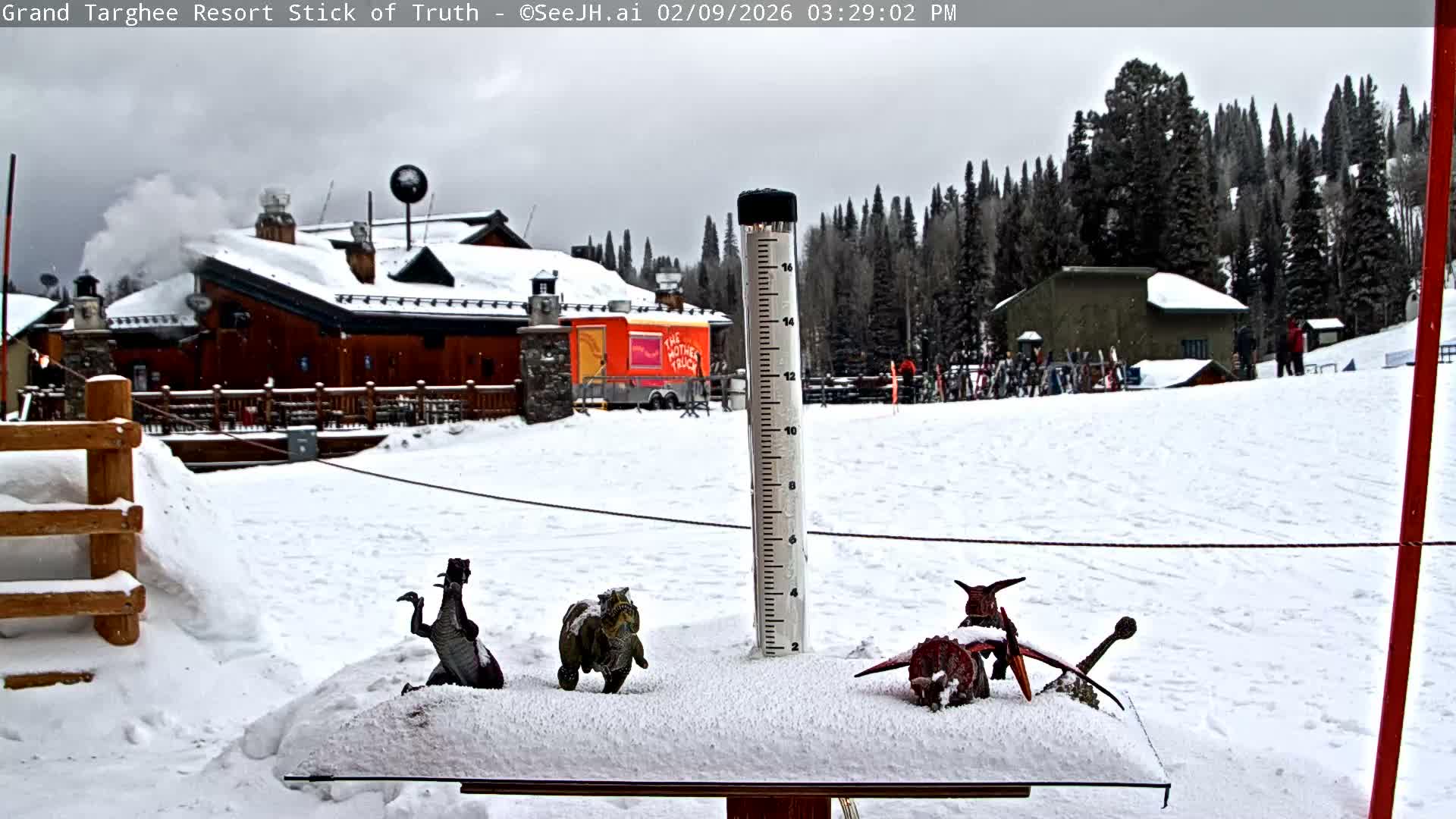 Teton, Grand Targhee Ski Resort Stick of Truth Live Cam - Alta, Teton, Wyoming, USA