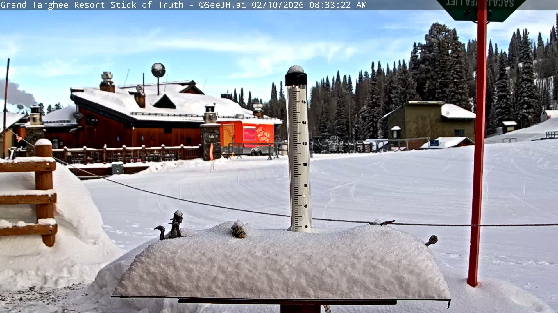 Teton, Grand Targhee Ski Resort Stick of Truth Live Cam - Alta, Teton, Wyoming, USA