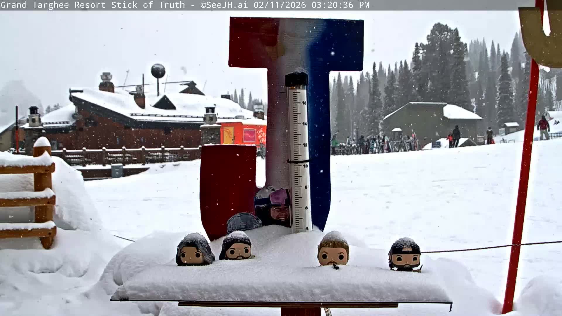Teton, Grand Targhee Ski Resort Stick of Truth Live Cam - Alta, Teton, Wyoming, USA