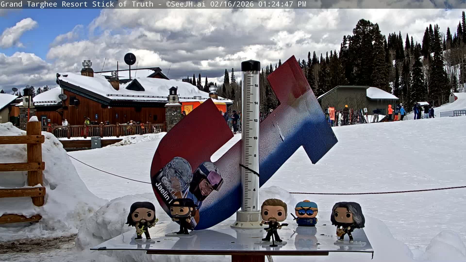 Teton, Grand Targhee Ski Resort Stick of Truth Live Cam - Alta, Teton, Wyoming, USA
