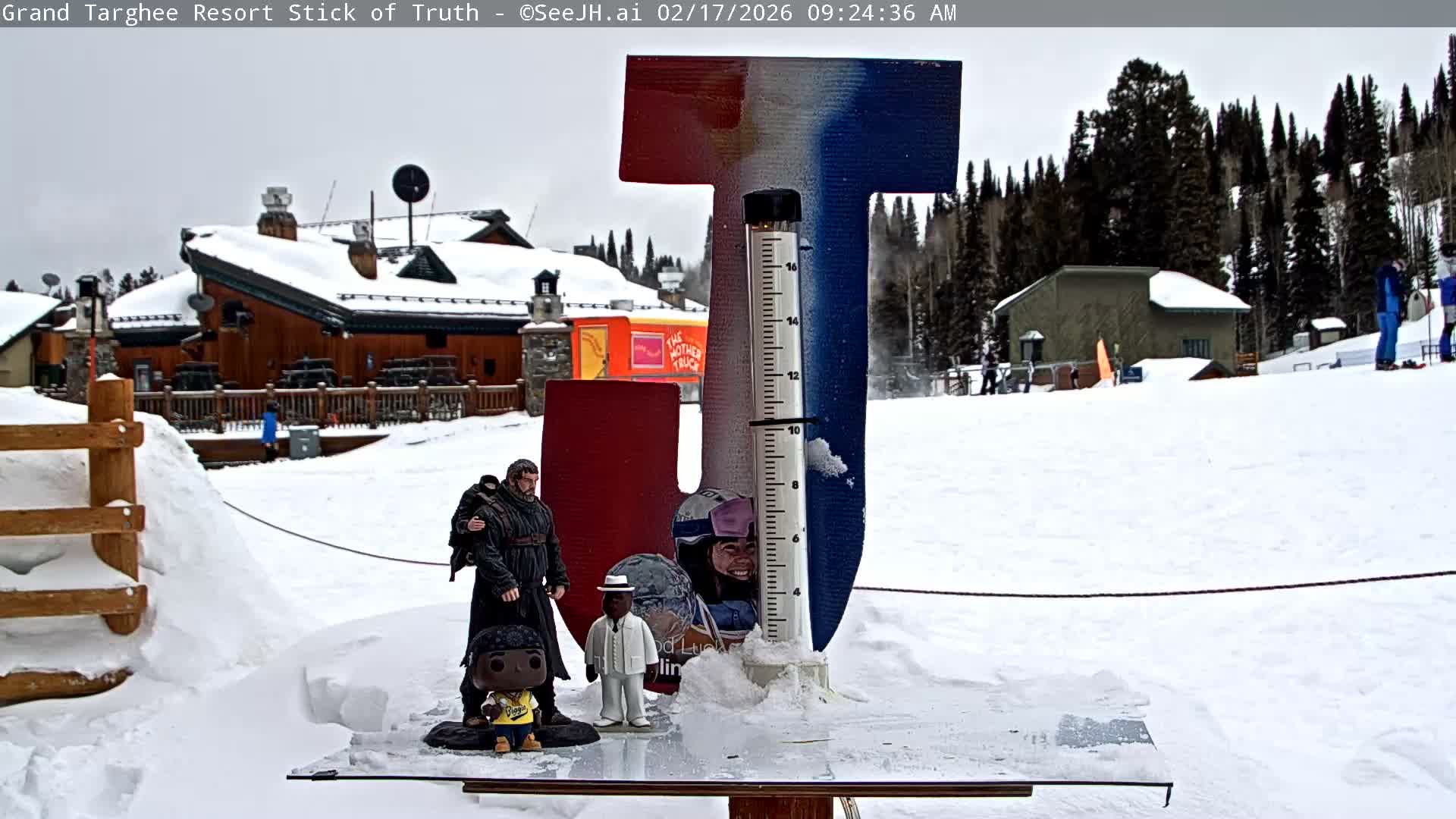 Teton, Grand Targhee Ski Resort Stick of Truth Live Cam - Alta, Teton, Wyoming, USA