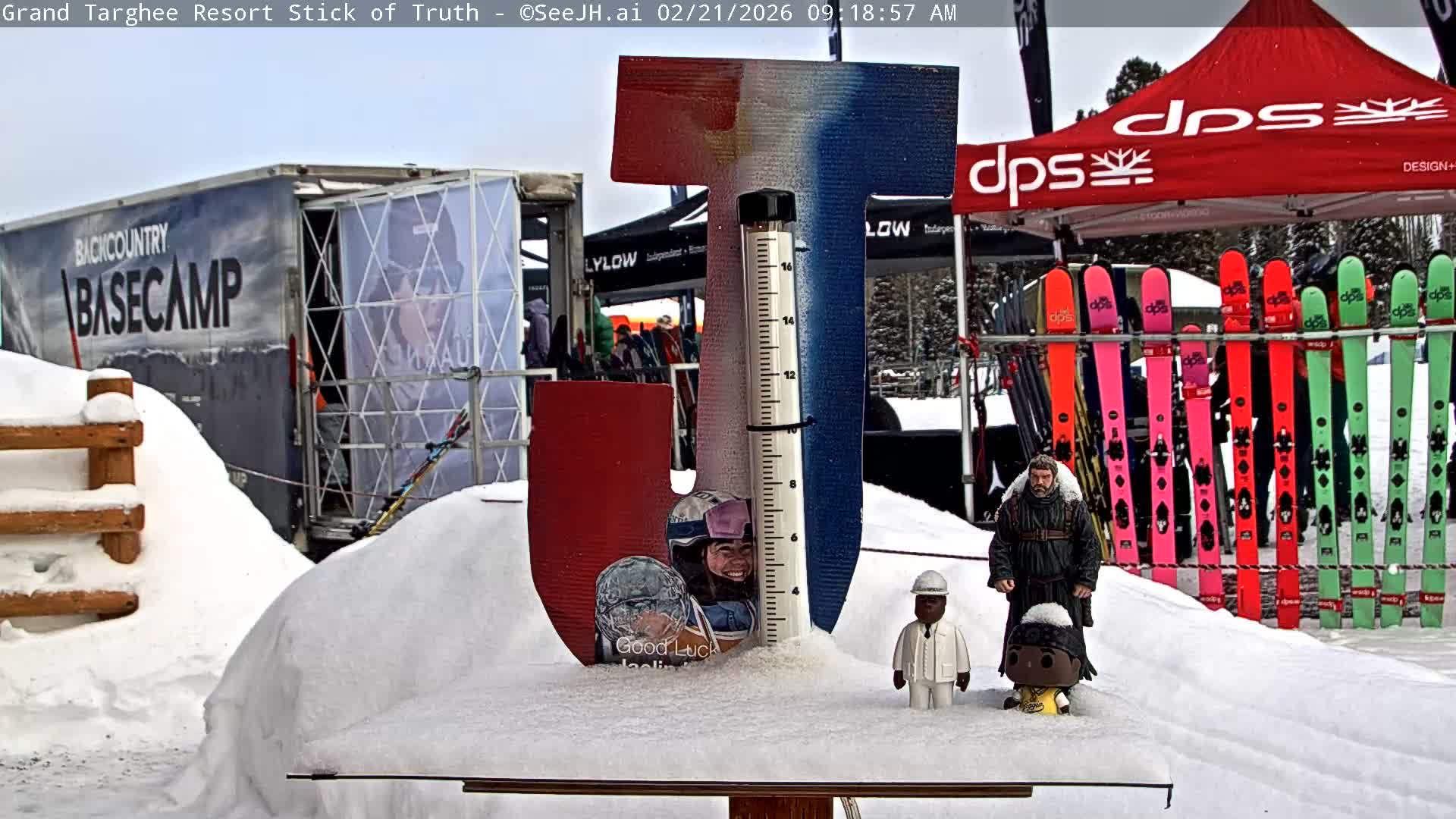 Teton, Grand Targhee Ski Resort Stick of Truth Live Cam - Alta, Teton, Wyoming, USA