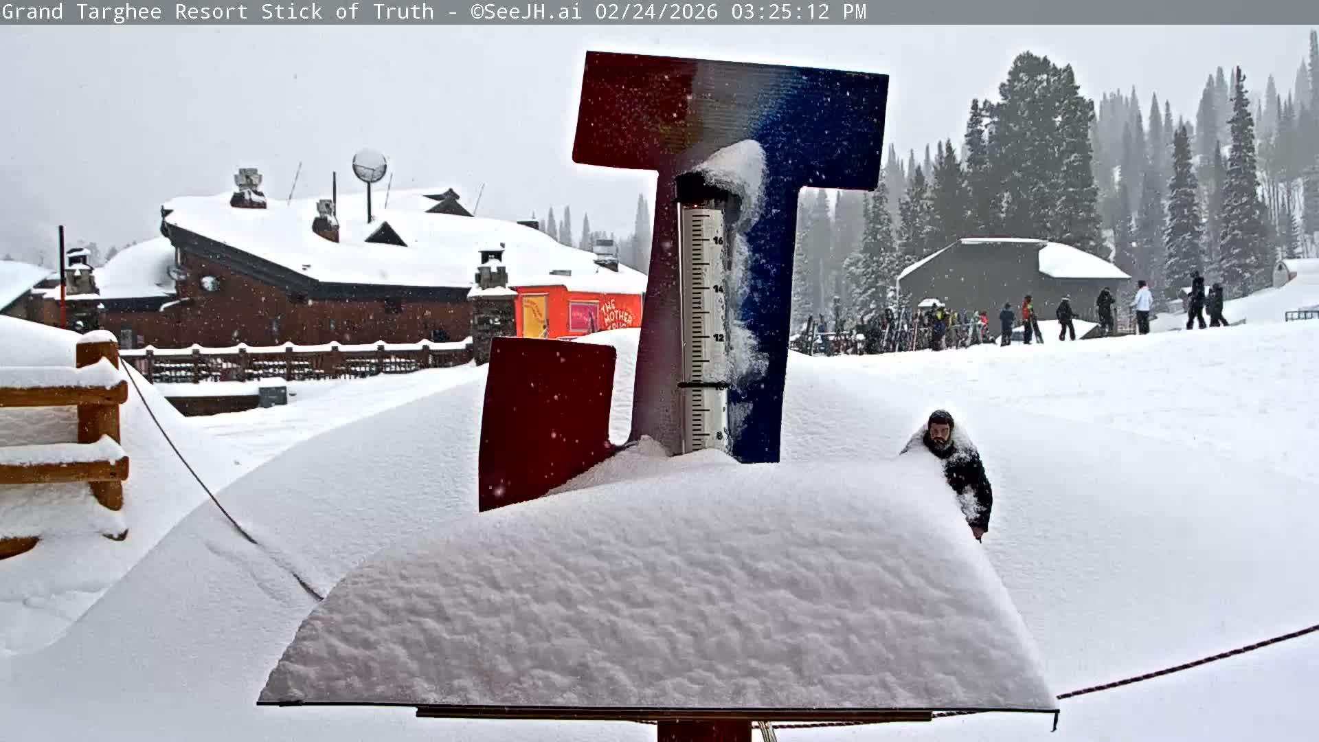 Teton, Grand Targhee Ski Resort Stick of Truth Live Cam - Alta, Teton, Wyoming, USA