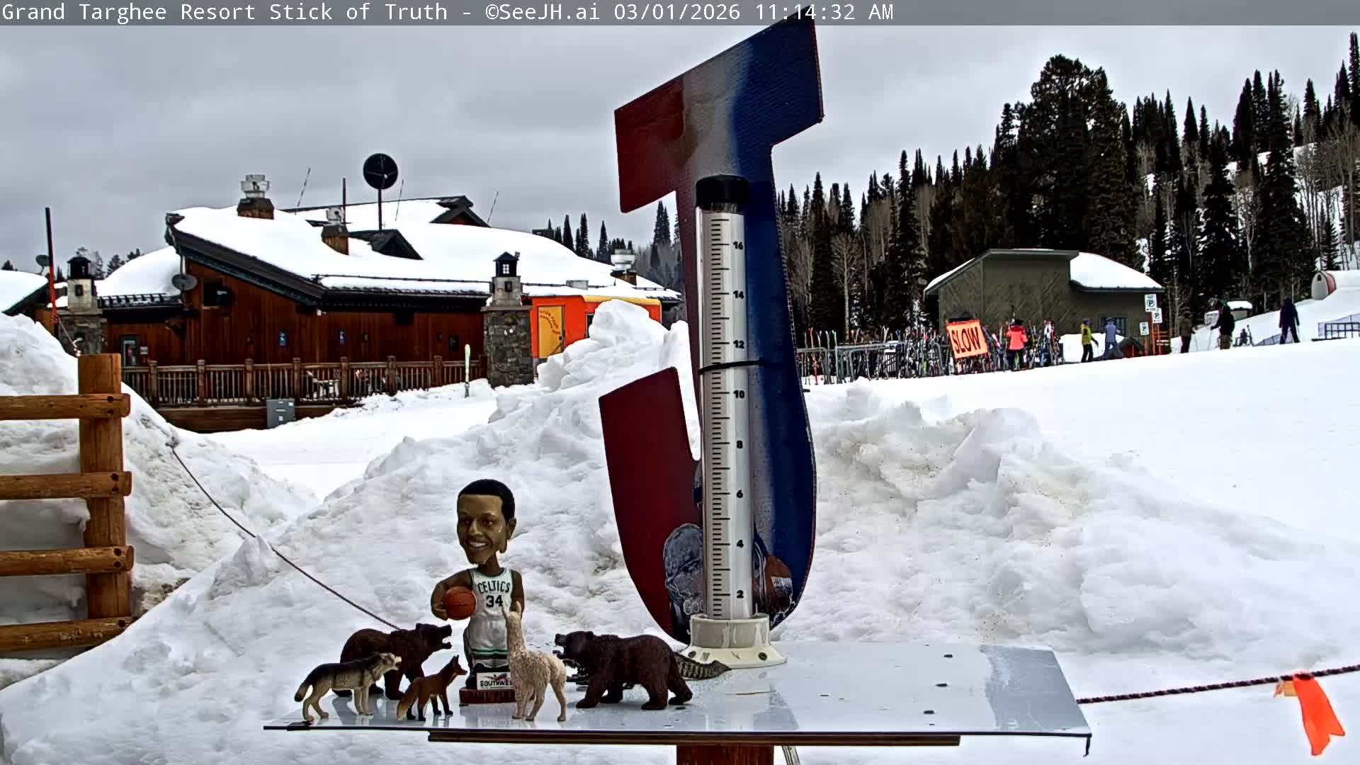 Teton, Grand Targhee Ski Resort Stick of Truth Live Cam - Alta, Teton, Wyoming, USA
