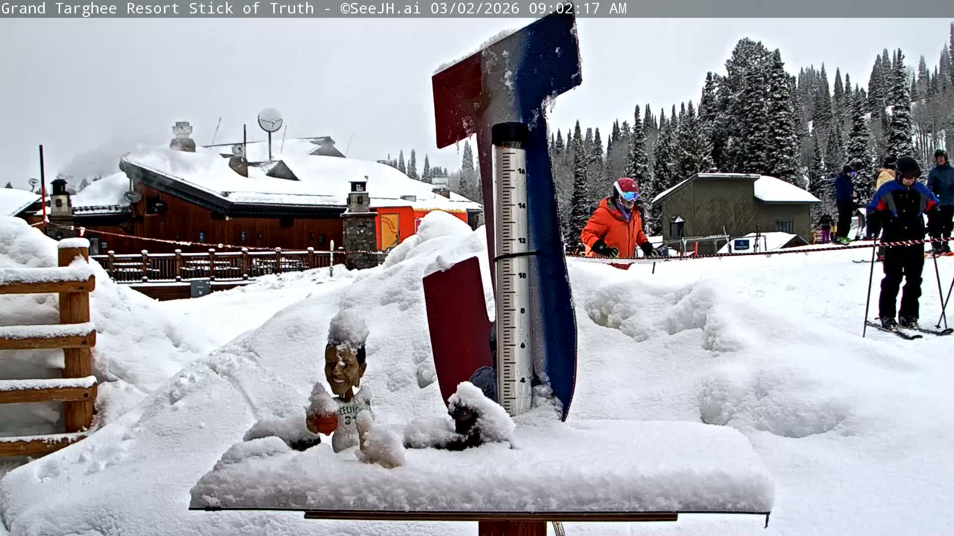 Teton, Grand Targhee Ski Resort Stick of Truth Live Cam - Alta, Teton, Wyoming, USA
