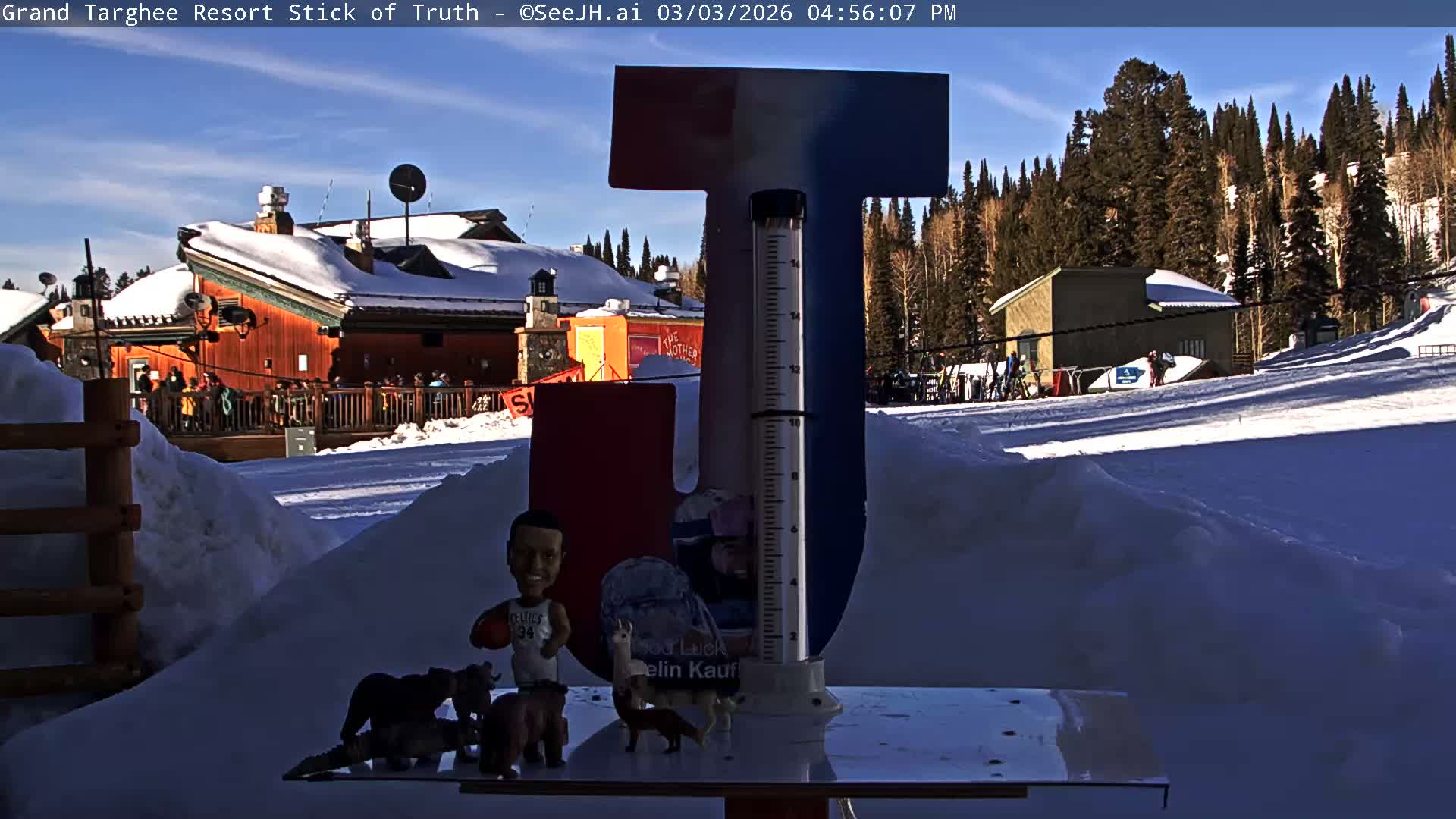 Teton, Grand Targhee Ski Resort Stick of Truth Live Cam - Alta, Teton, Wyoming, USA