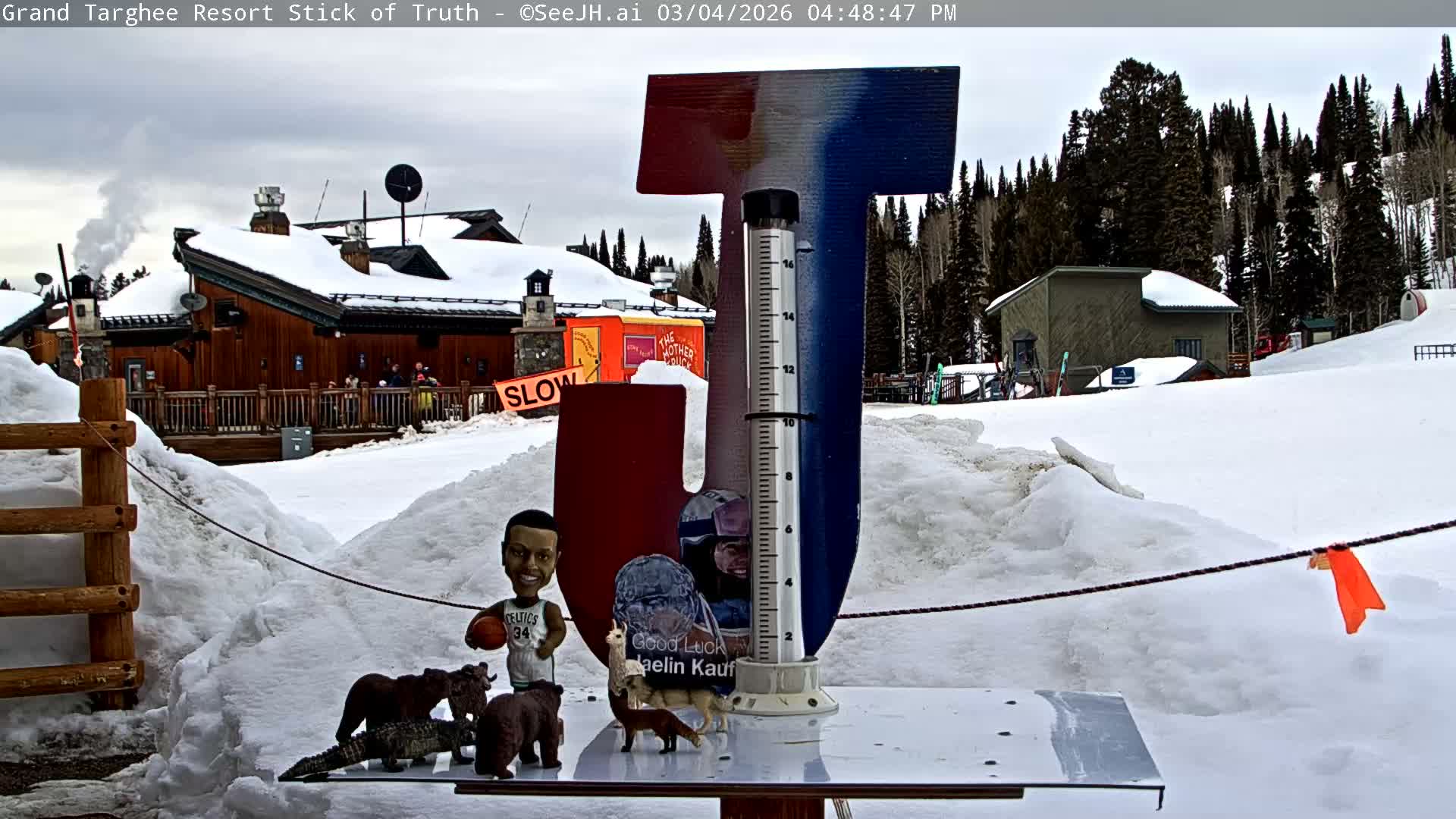 Teton, Grand Targhee Ski Resort Stick of Truth Live Cam - Alta, Teton, Wyoming, USA
