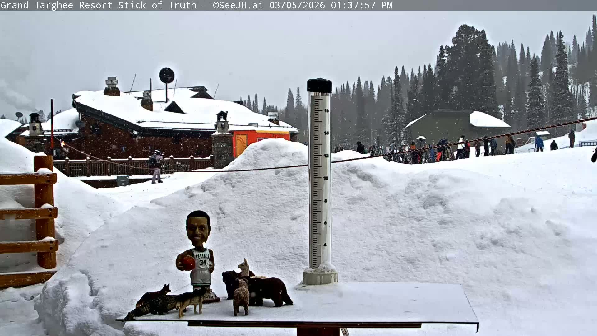Teton, Grand Targhee Ski Resort Stick of Truth Live Cam - Alta, Teton, Wyoming, USA