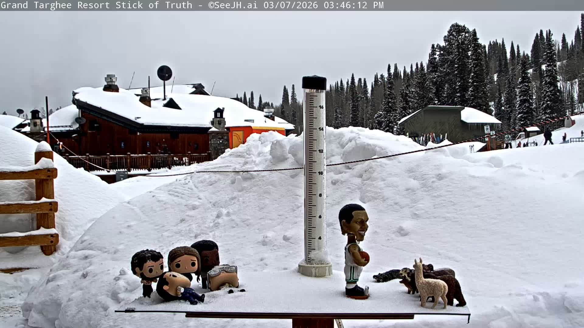 Teton, Grand Targhee Ski Resort Stick of Truth Live Cam - Alta, Teton, Wyoming, USA