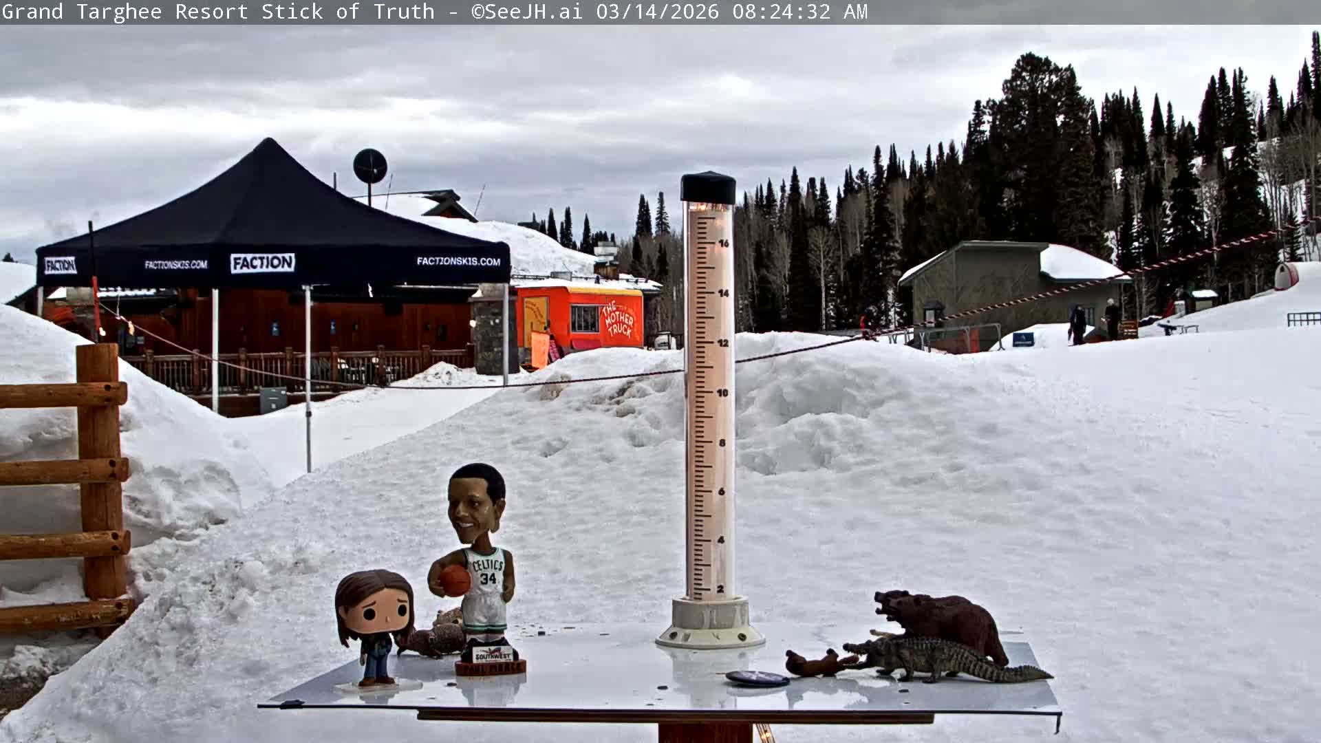Teton, Grand Targhee Ski Resort Stick of Truth Live Cam - Alta, Teton, Wyoming, USA