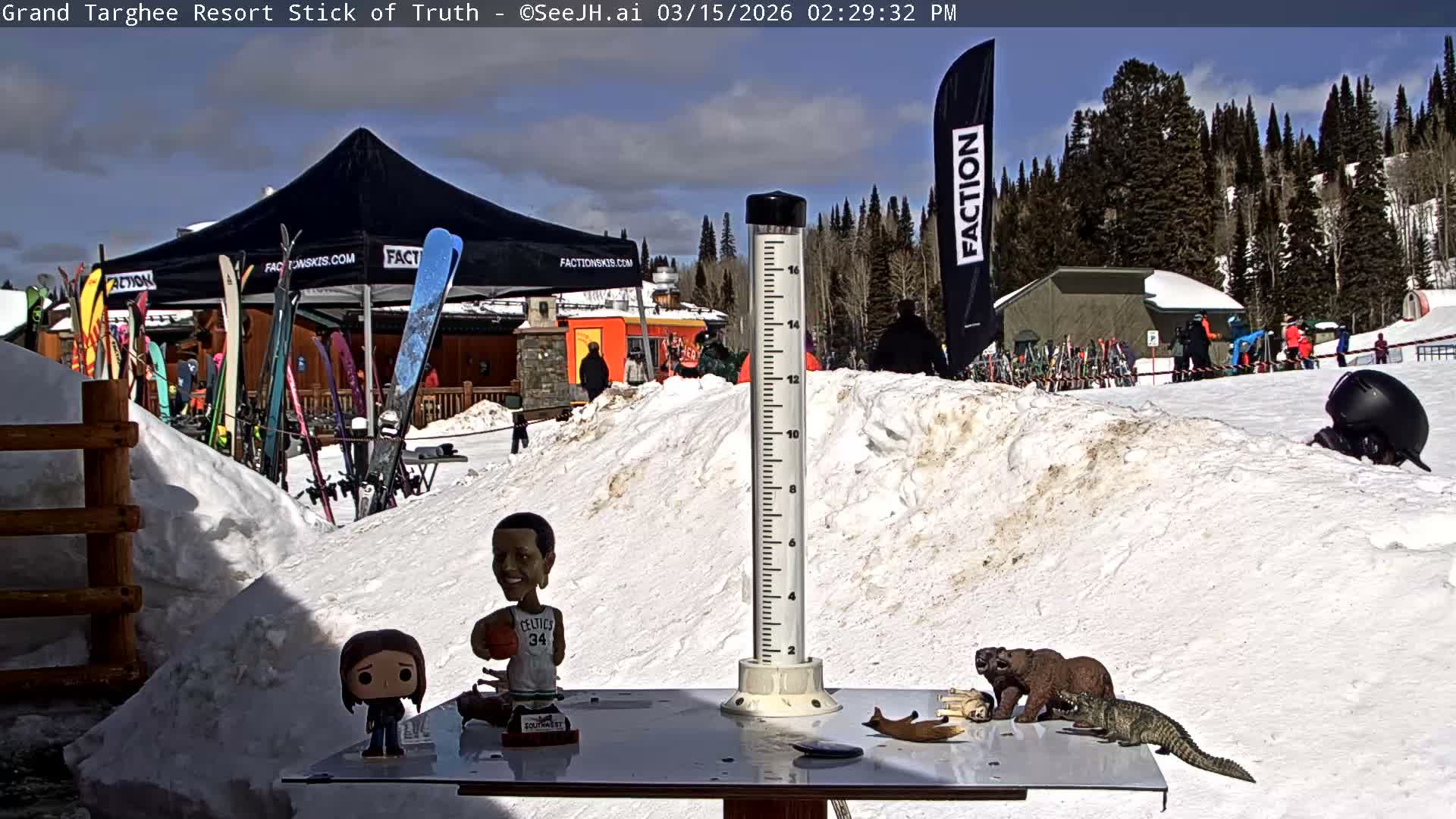 Teton, Grand Targhee Ski Resort Stick of Truth Live Cam - Alta, Teton, Wyoming, USA