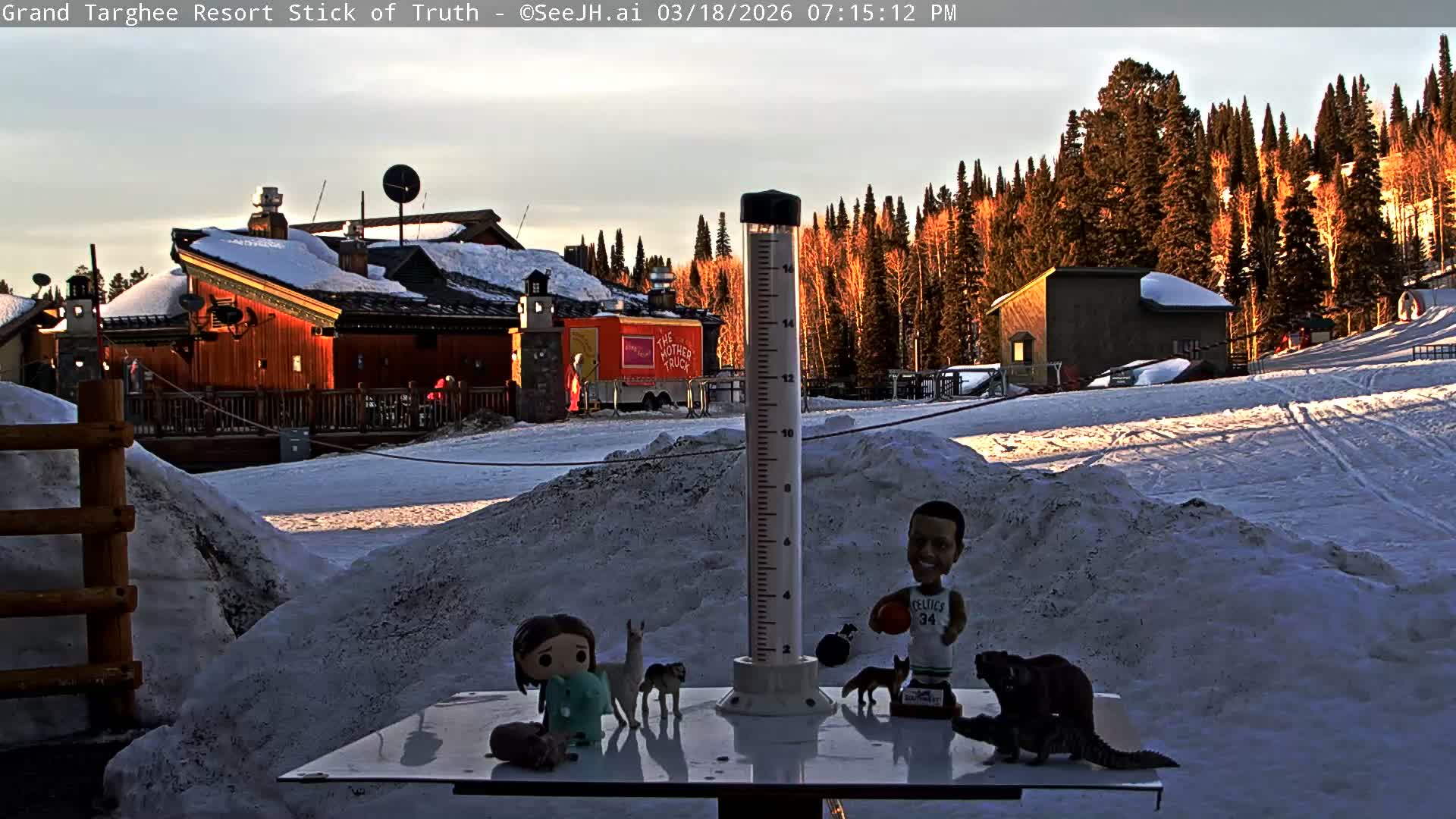 Teton, Grand Targhee Ski Resort Stick of Truth Live Cam - Alta, Teton, Wyoming, USA