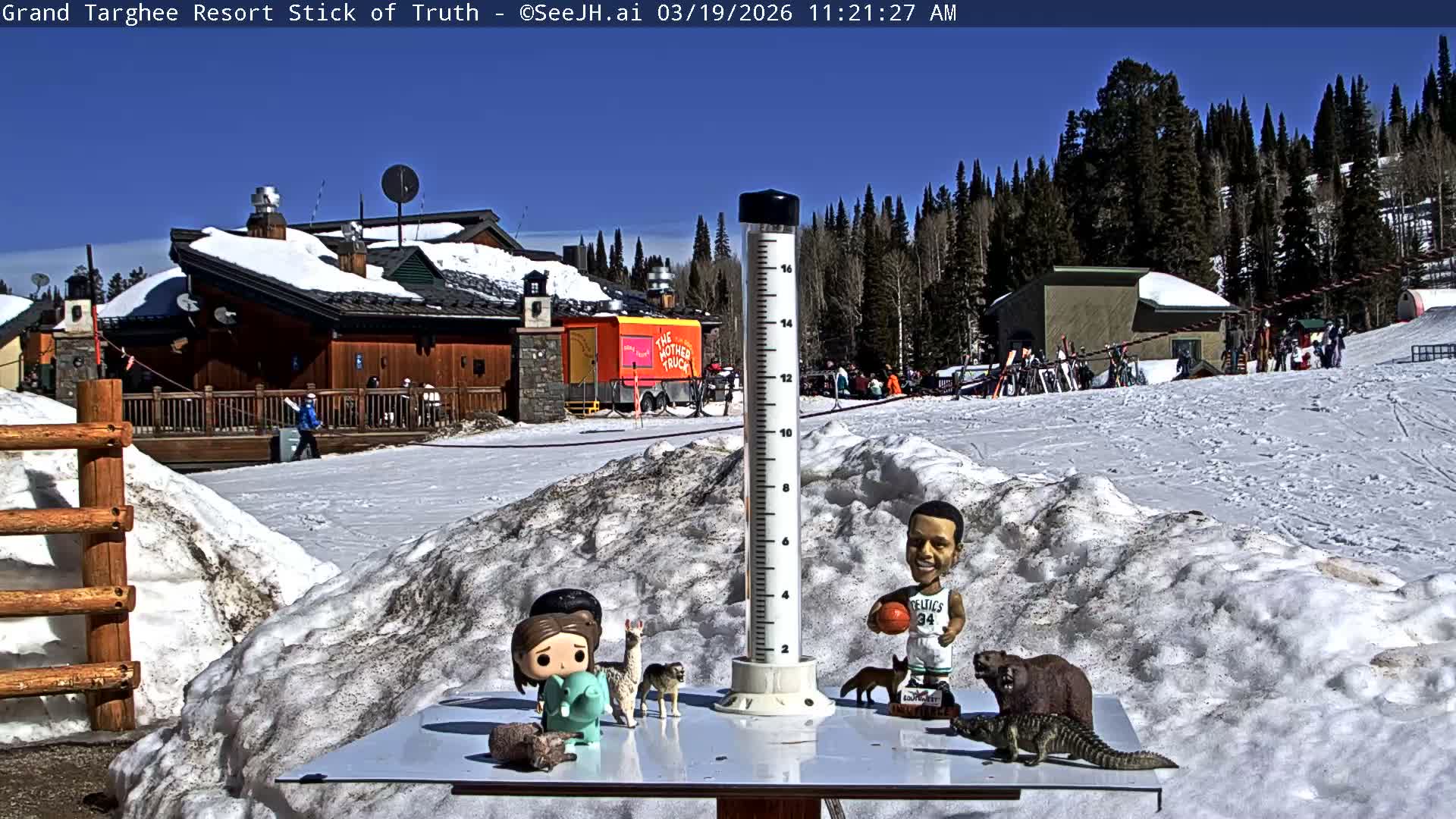 Teton, Grand Targhee Ski Resort Stick of Truth Live Cam - Alta, Teton, Wyoming, USA