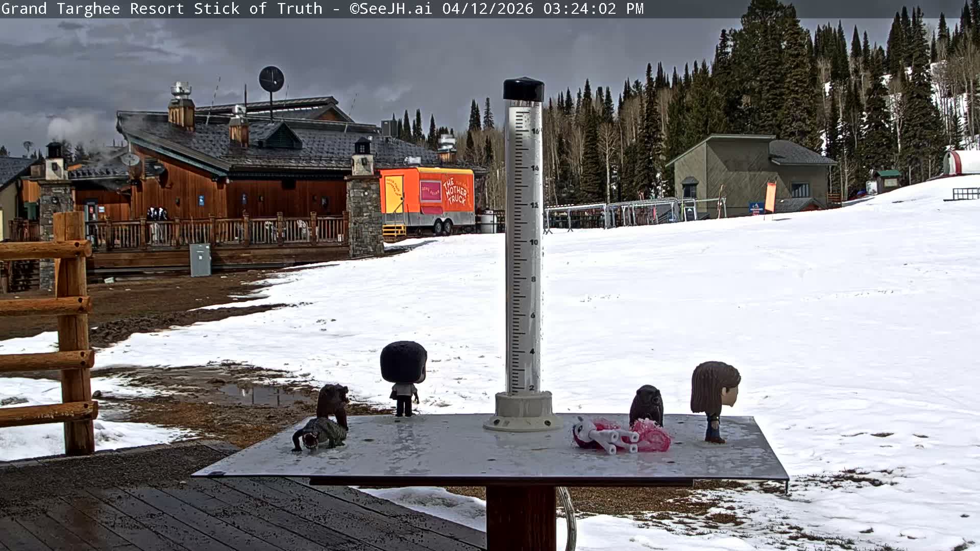 Teton, Grand Targhee Ski Resort Stick of Truth Live Cam - Alta, Teton, Wyoming, USA