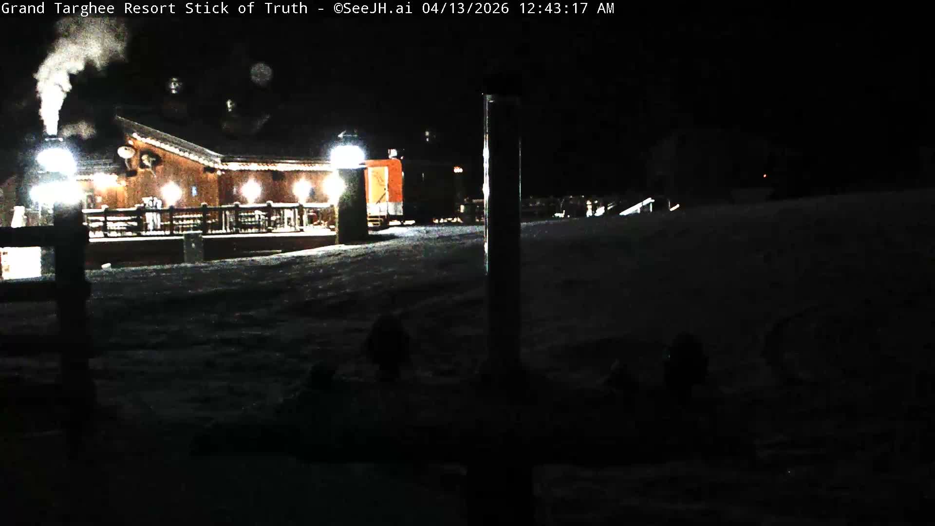 Teton, Grand Targhee Ski Resort Stick of Truth Live Cam - Alta, Teton, Wyoming, USA