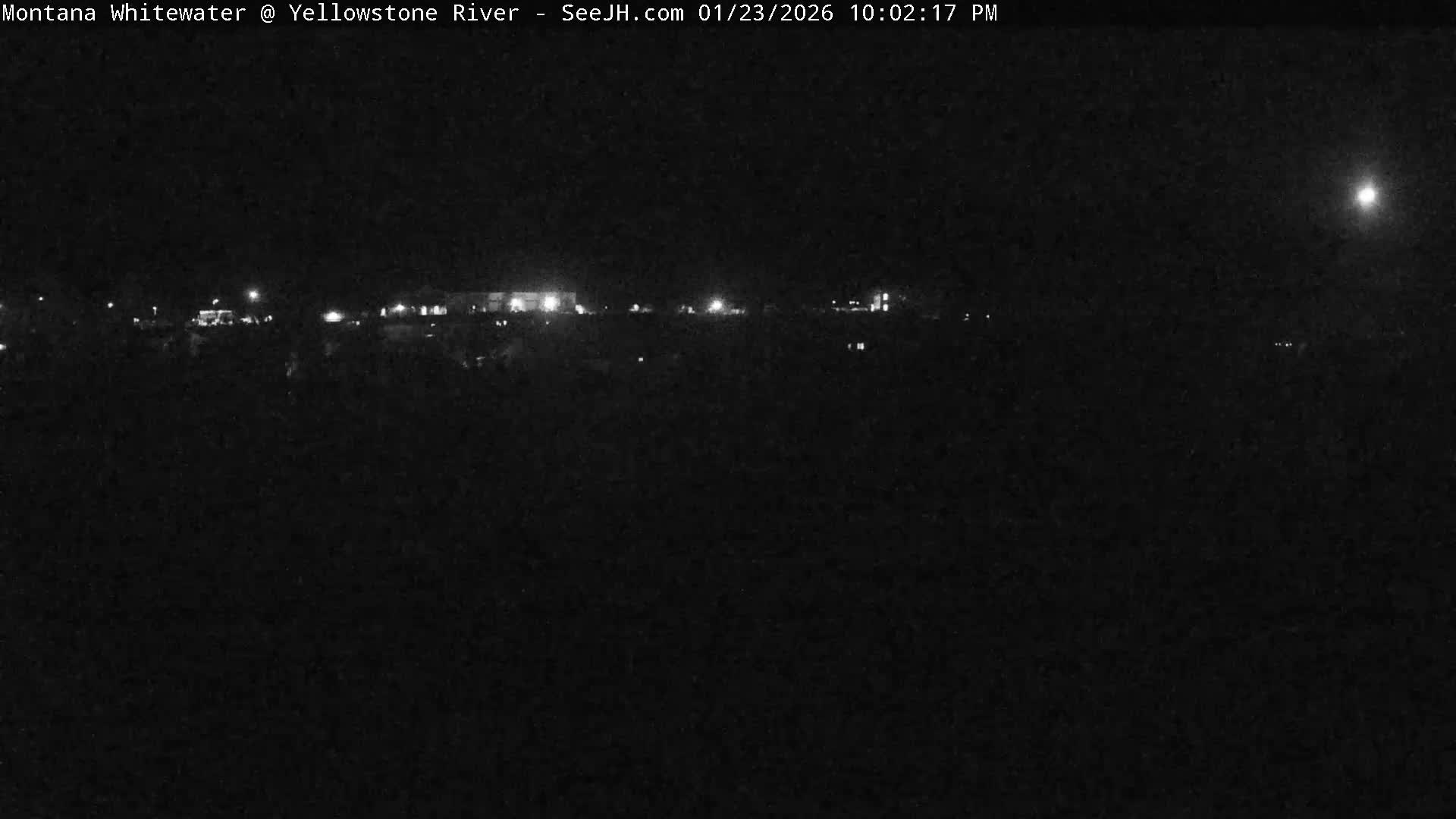 Gardiner Village & Yellowstone River  Live Cam - Gardnier, Park, Montana, USA