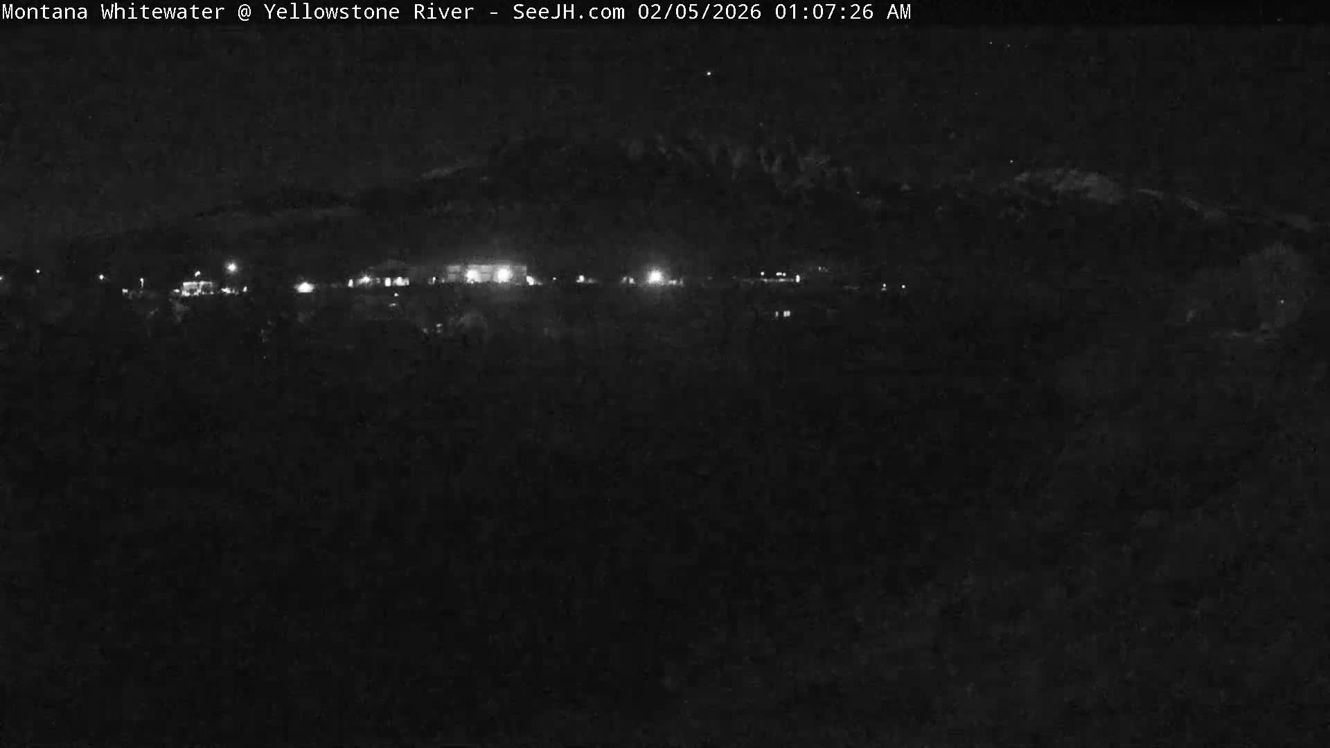 Gardiner Village & Yellowstone River  Live Cam - Gardnier, Park, Montana, USA