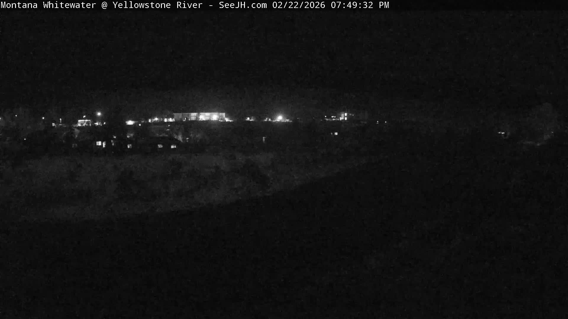 Gardiner Village & Yellowstone River  Live Cam - Gardnier, Park, Montana, USA
