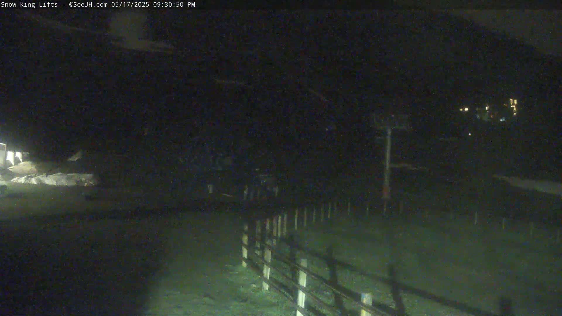 Jackson, Snow King Mountain Ski Slope & Lifts Live Cam - Jackson, Teton, Wyoming, USA