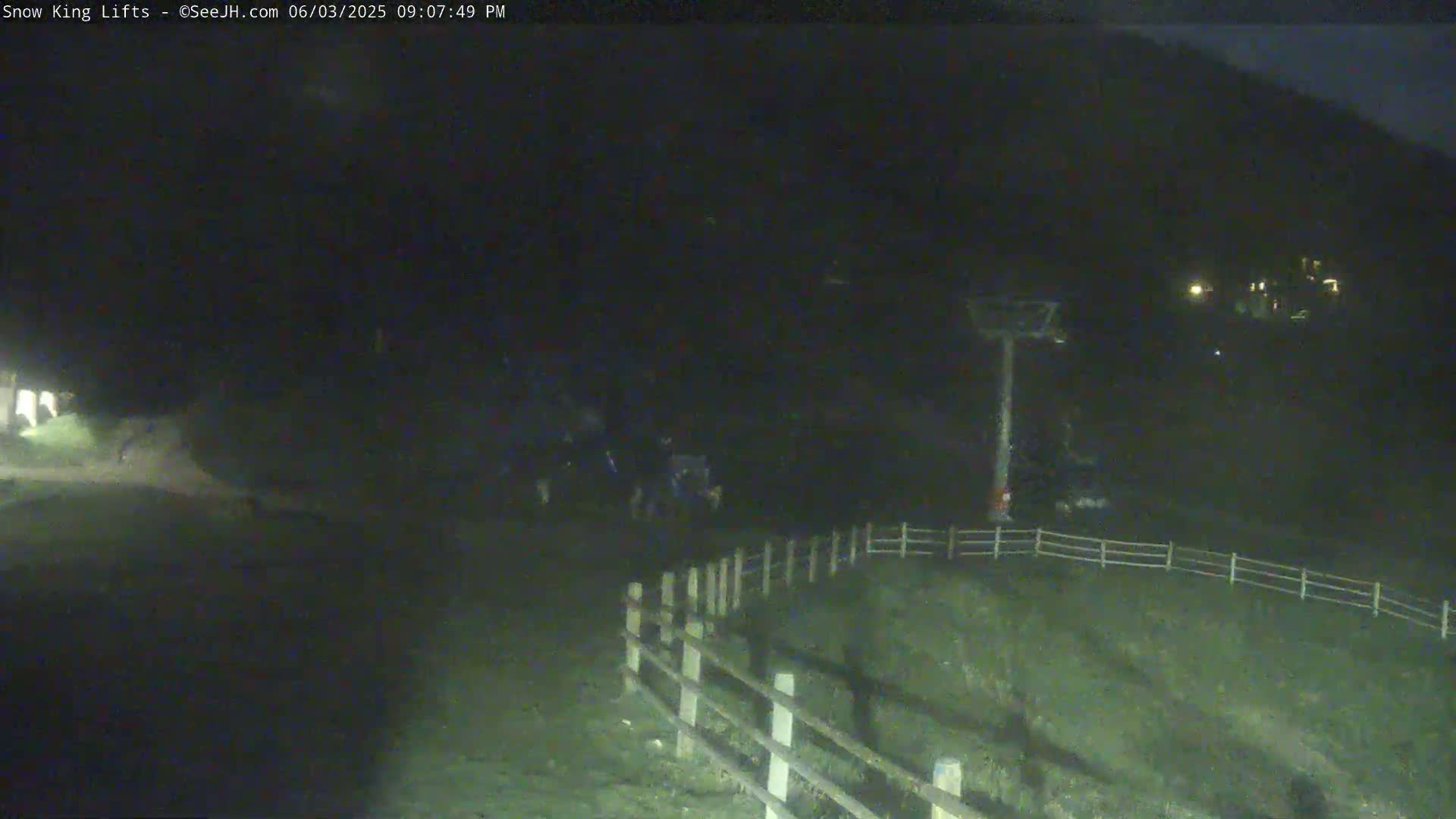 Jackson, Snow King Mountain Ski Slope & Lifts Live Cam - Jackson, Teton, Wyoming, USA