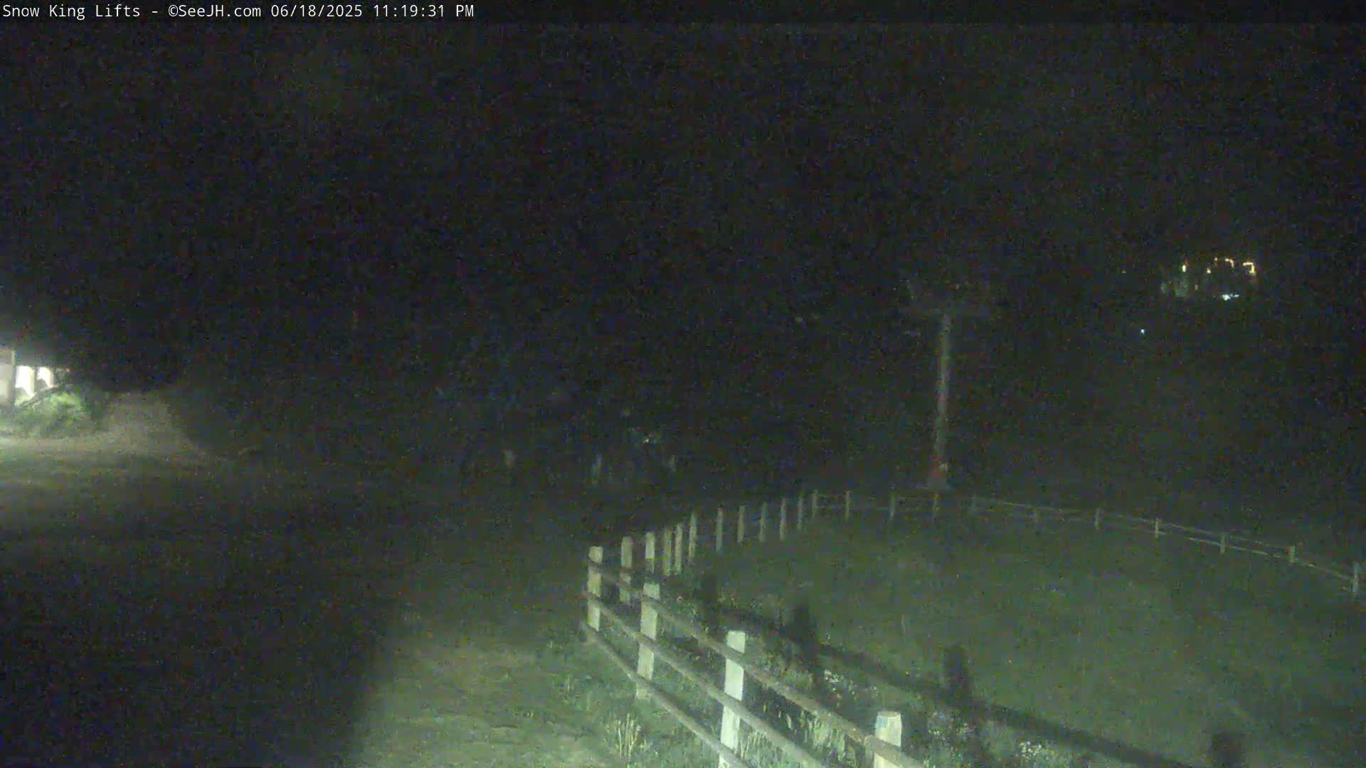 Jackson, Snow King Mountain Ski Slope & Lifts Live Cam - Jackson, Teton, Wyoming, USA