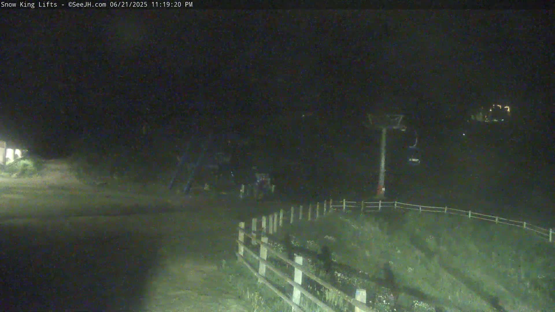 Jackson, Snow King Mountain Ski Slope & Lifts Live Cam - Jackson, Teton, Wyoming, USA