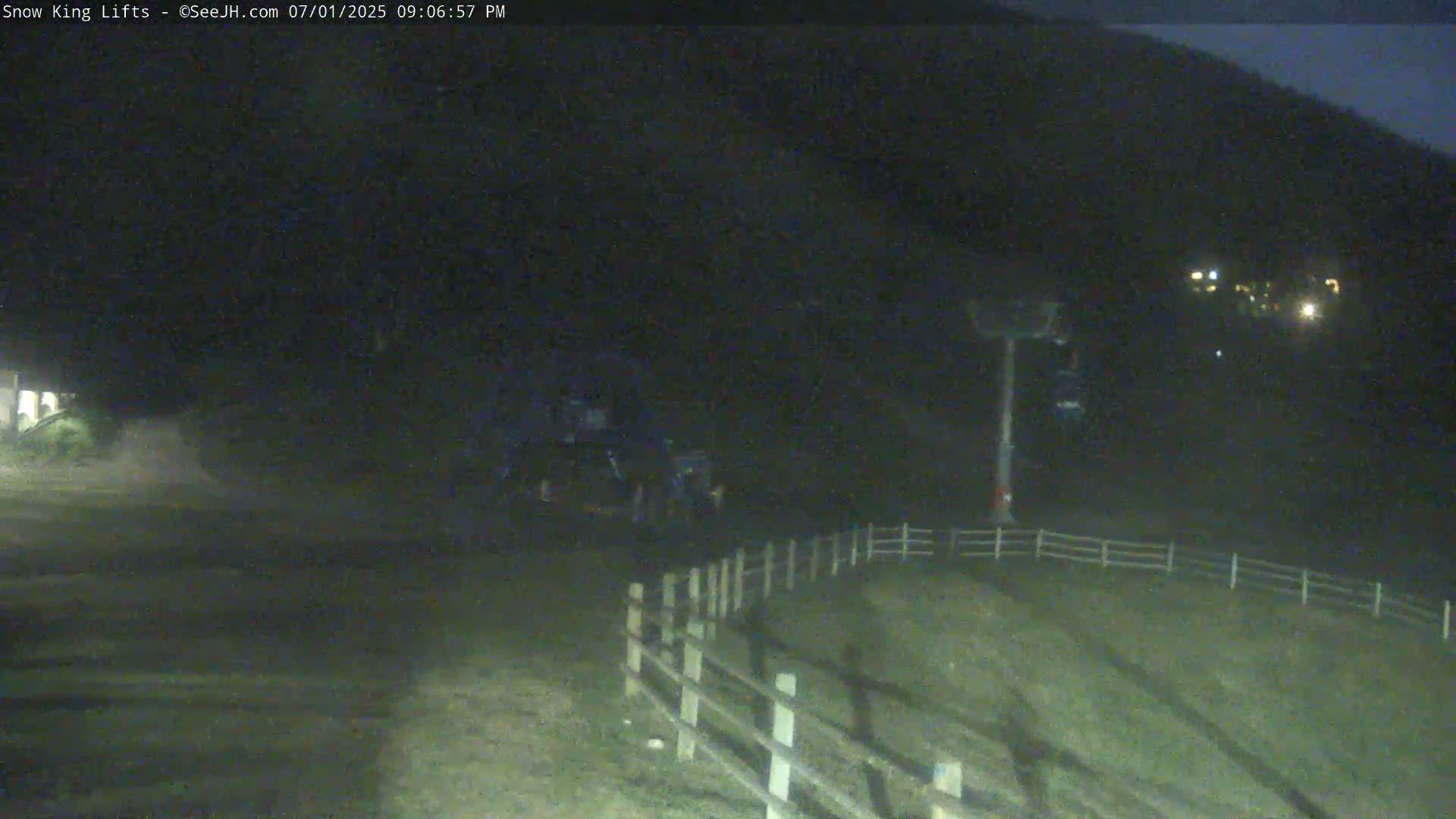Jackson, Snow King Mountain Ski Slope & Lifts Live Cam - Jackson, Teton, Wyoming, USA