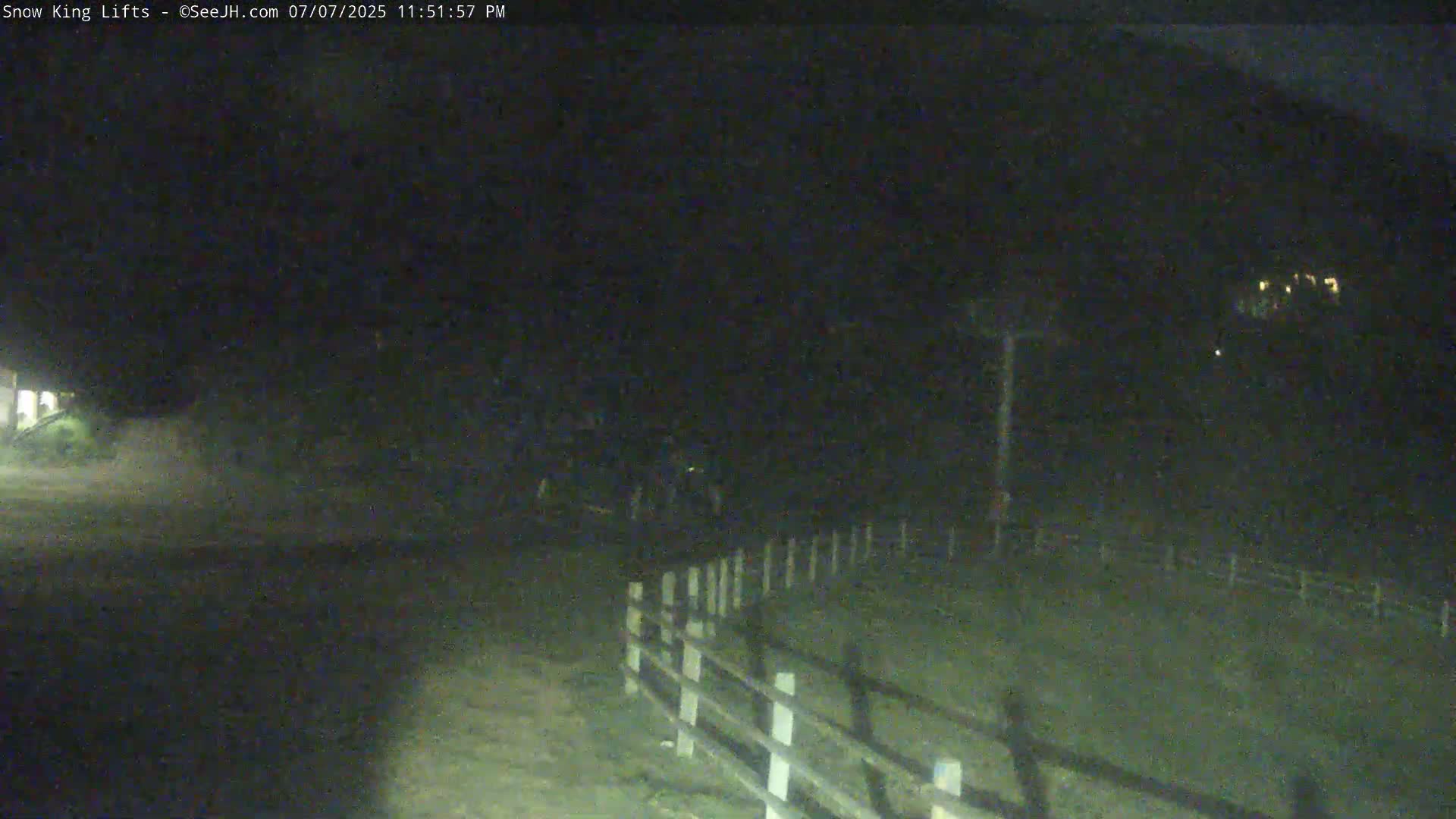 Jackson, Snow King Mountain Ski Slope & Lifts Live Cam - Jackson, Teton, Wyoming, USA