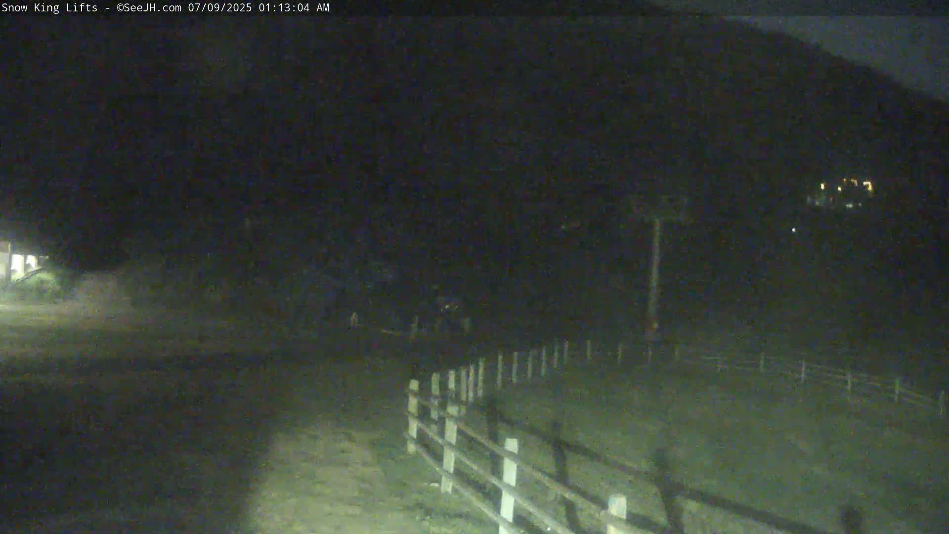 Jackson, Snow King Mountain Ski Slope & Lifts Live Cam - Jackson, Teton, Wyoming, USA