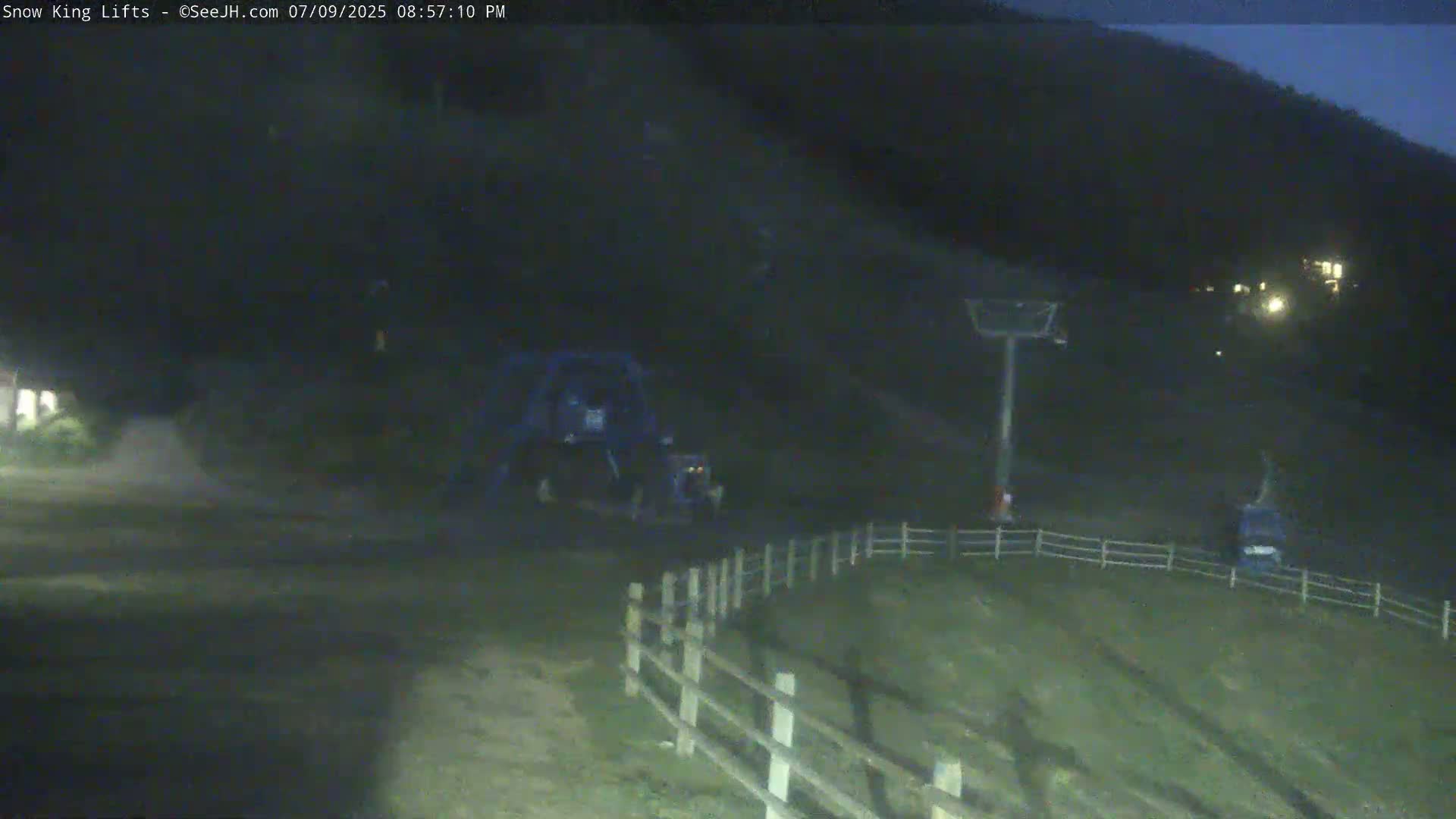 Jackson, Snow King Mountain Ski Slope & Lifts Live Cam - Jackson, Teton, Wyoming, USA