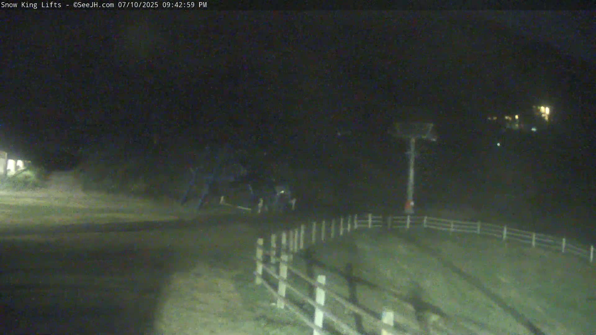 Jackson, Snow King Mountain Ski Slope & Lifts Live Cam - Jackson, Teton, Wyoming, USA
