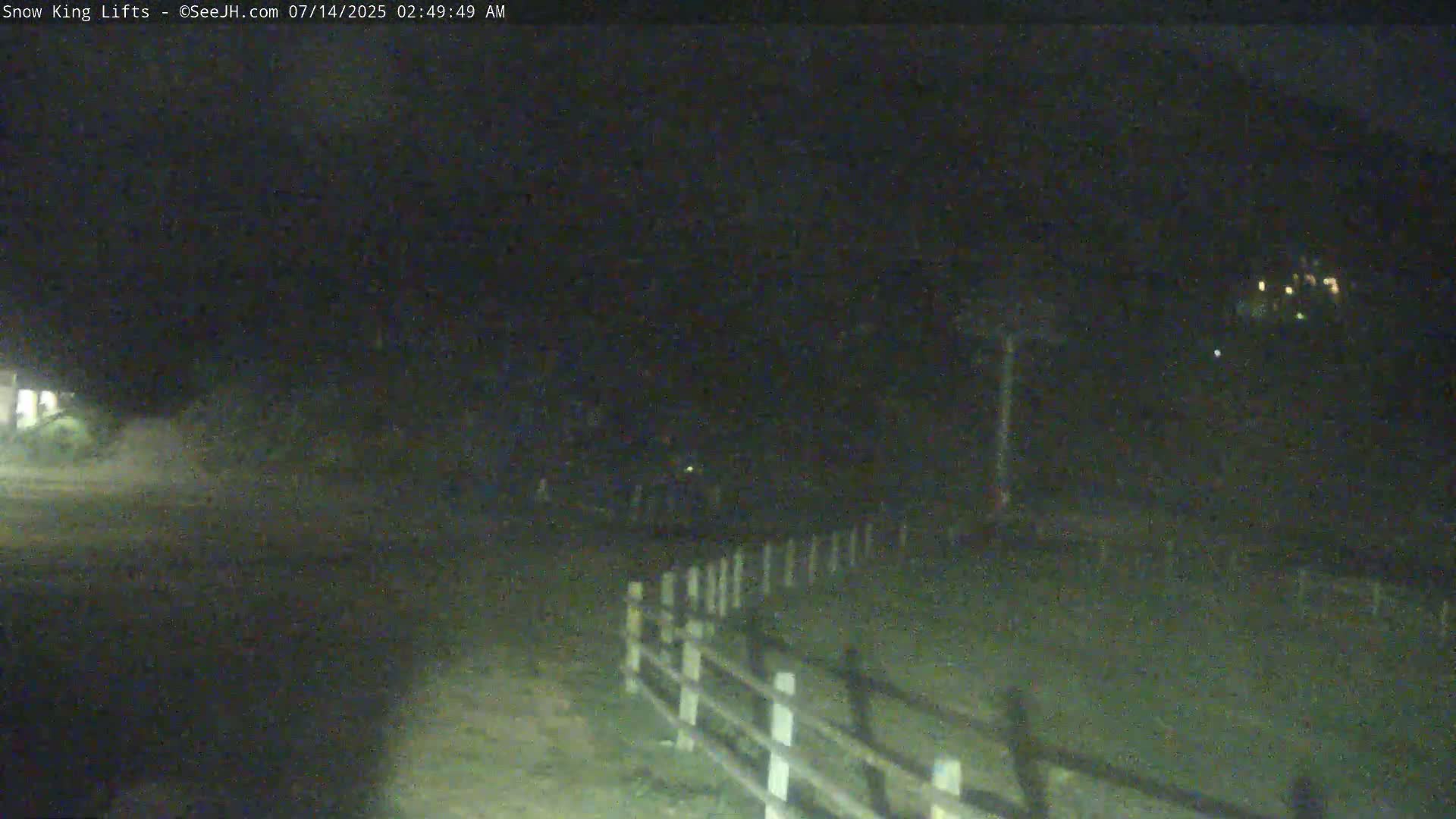 Jackson, Snow King Mountain Ski Slope & Lifts Live Cam - Jackson, Teton, Wyoming, USA