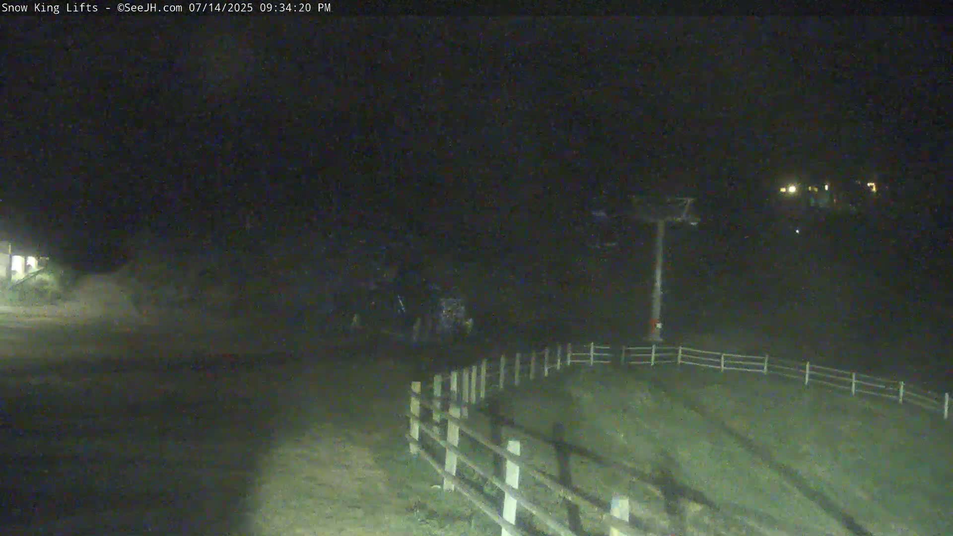 Jackson, Snow King Mountain Ski Slope & Lifts Live Cam - Jackson, Teton, Wyoming, USA
