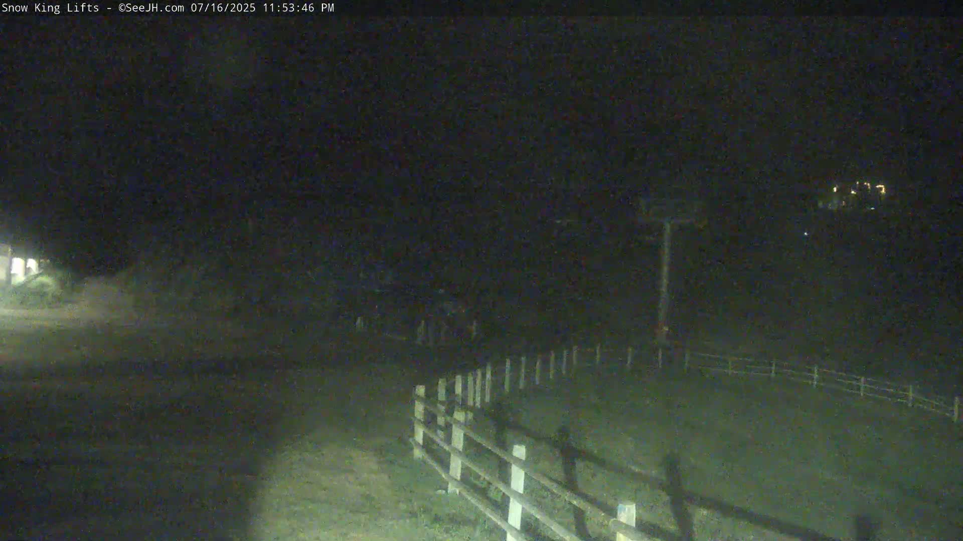 Jackson, Snow King Mountain Ski Slope & Lifts Live Cam - Jackson, Teton, Wyoming, USA