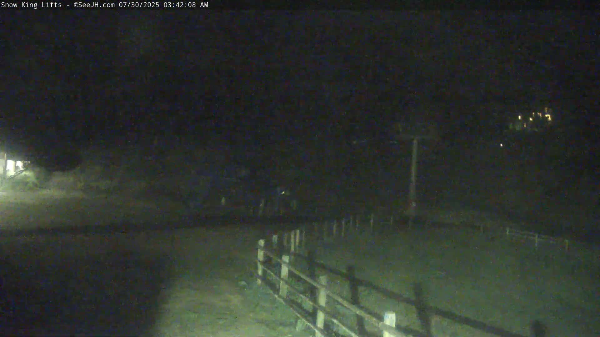 Jackson, Snow King Mountain Ski Slope & Lifts Live Cam - Jackson, Teton, Wyoming, USA