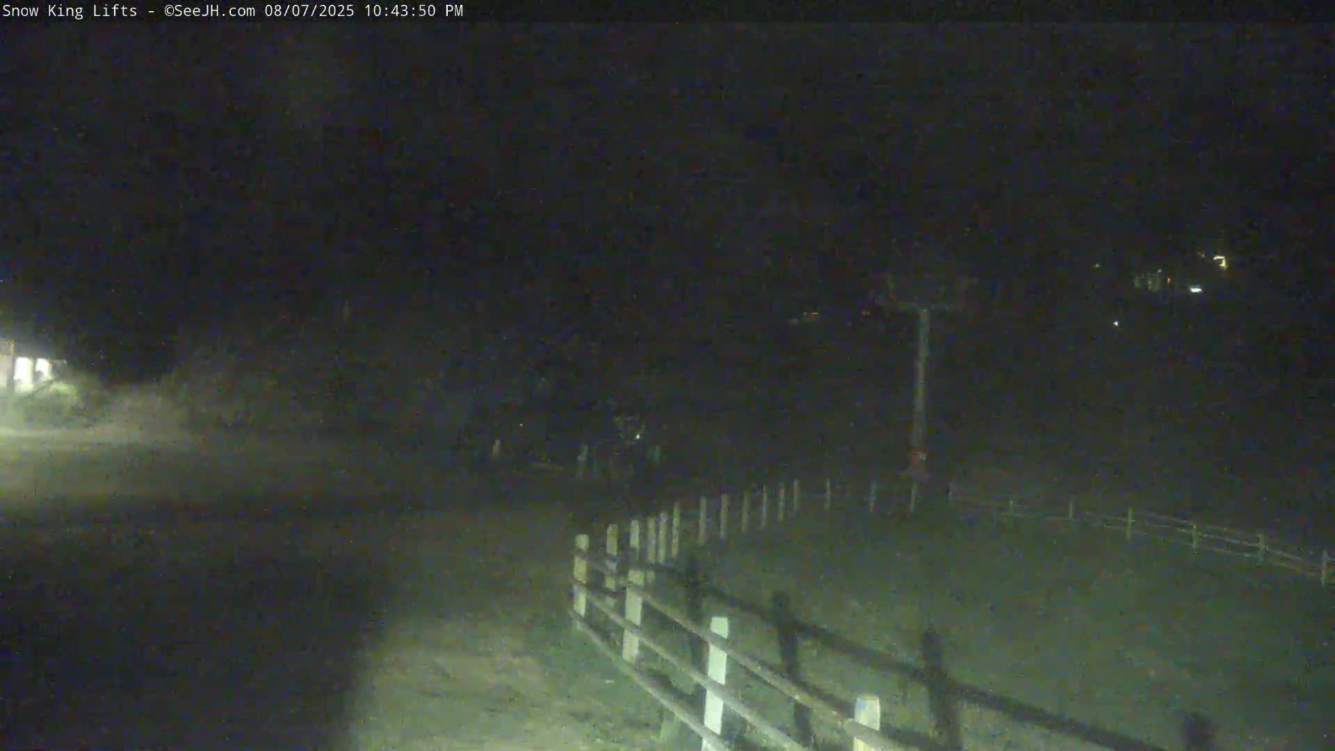 Jackson, Snow King Mountain Ski Slope & Lifts Live Cam - Jackson, Teton, Wyoming, USA