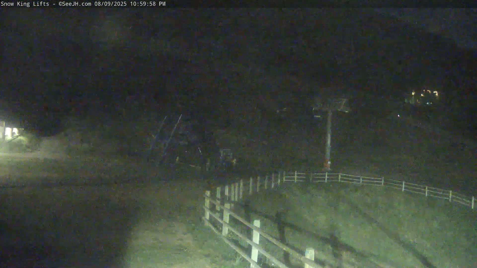 Jackson, Snow King Mountain Ski Slope & Lifts Live Cam - Jackson, Teton, Wyoming, USA