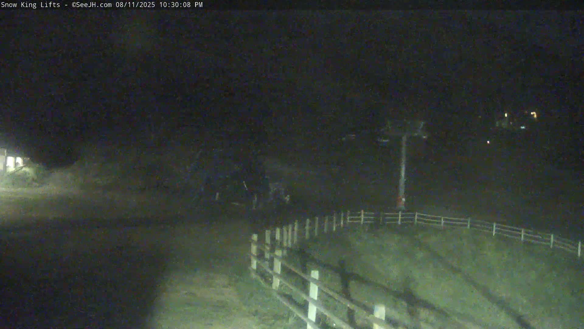 Jackson, Snow King Mountain Ski Slope & Lifts Live Cam - Jackson, Teton, Wyoming, USA