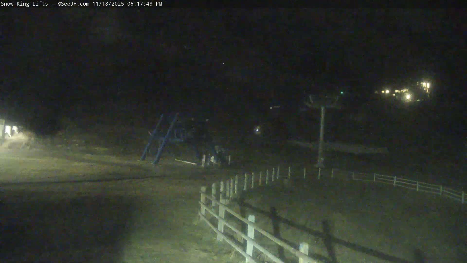 Jackson, Snow King Mountain Ski Slope & Lifts Live Cam - Jackson, Teton, Wyoming, USA