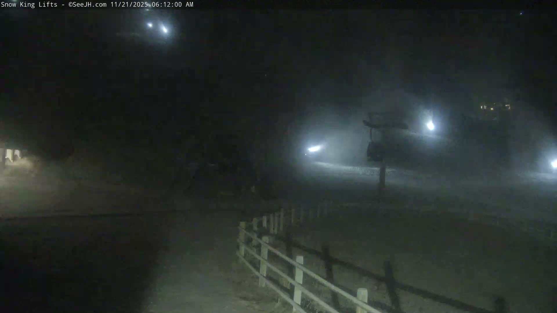 Jackson, Snow King Mountain Ski Slope & Lifts Live Cam - Jackson, Teton, Wyoming, USA